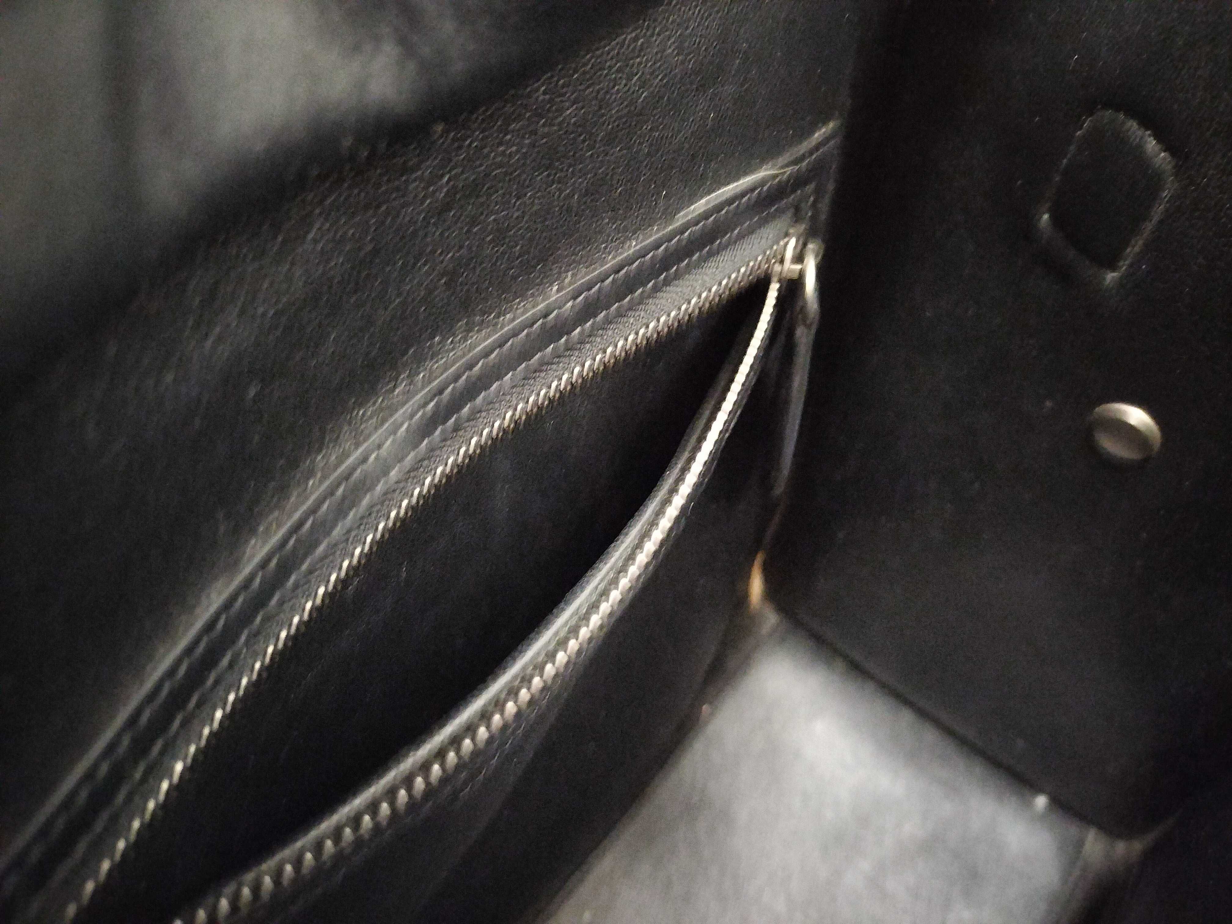 FR- Luggage Micro Shopper Leather Handbag Blue — view 11