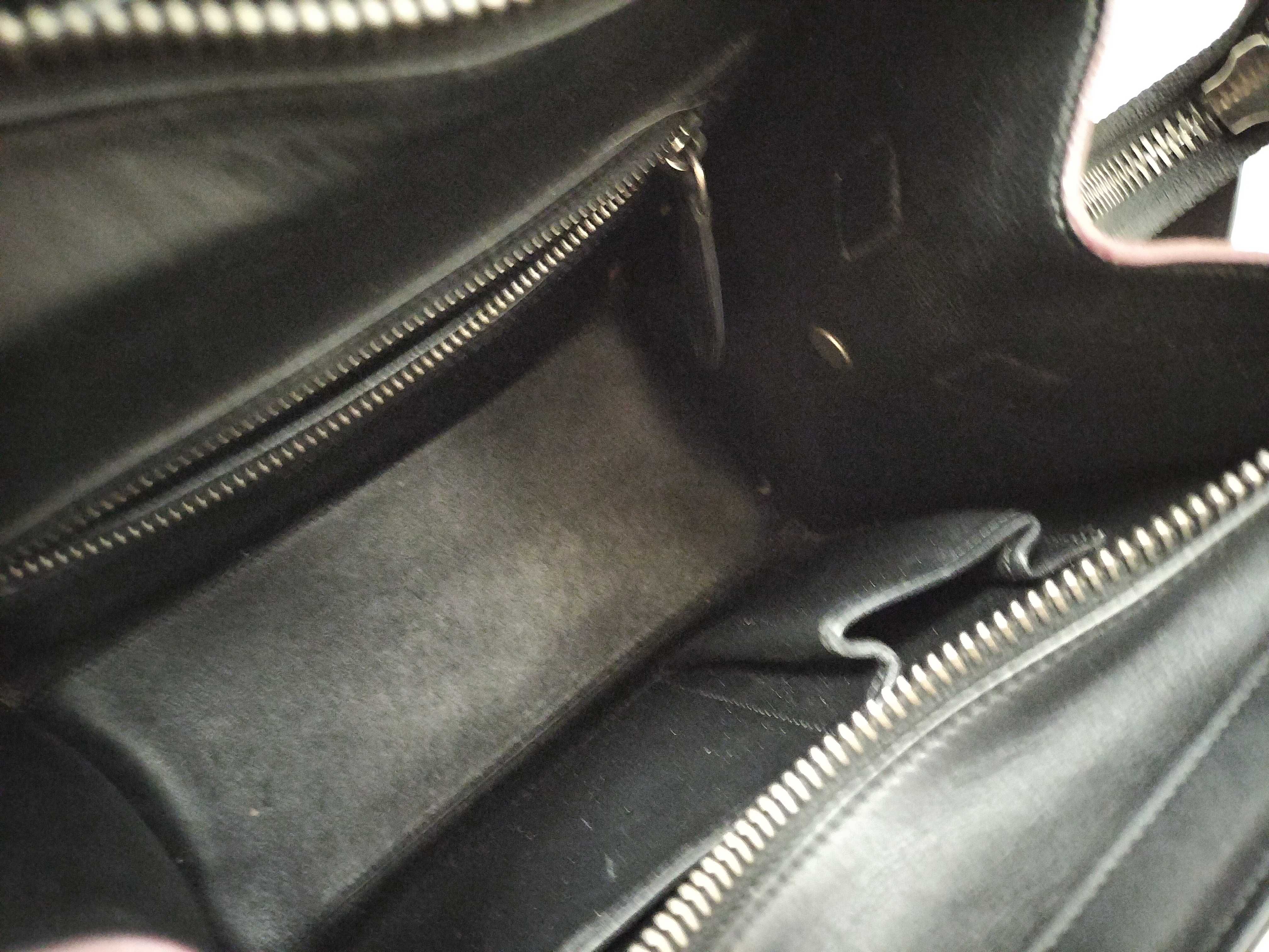 FR- Luggage Micro Shopper Leather Handbag Blue — view 10