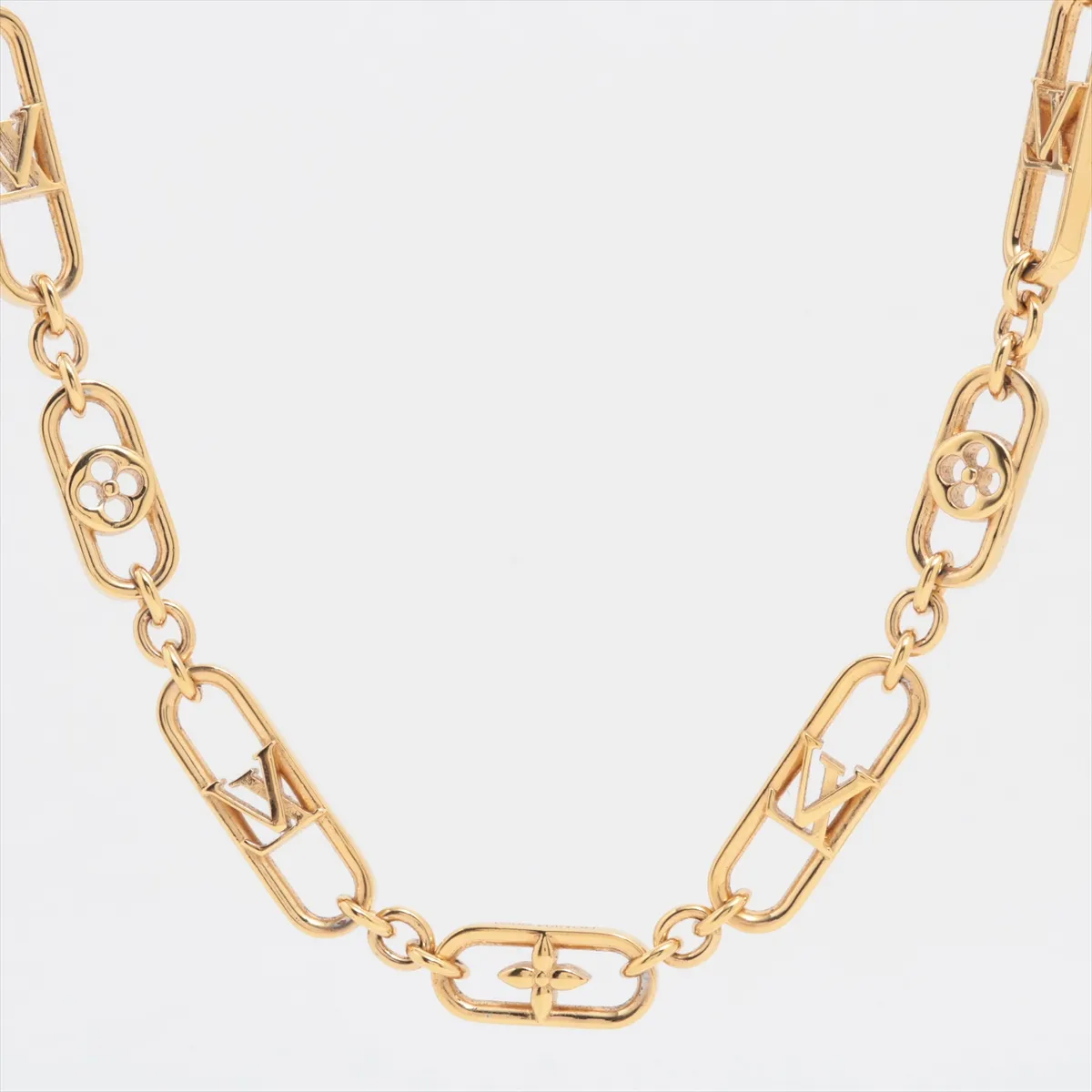 PAM01123 Necklace My LV Chain BY2243 Necklace GP Gold — view 2