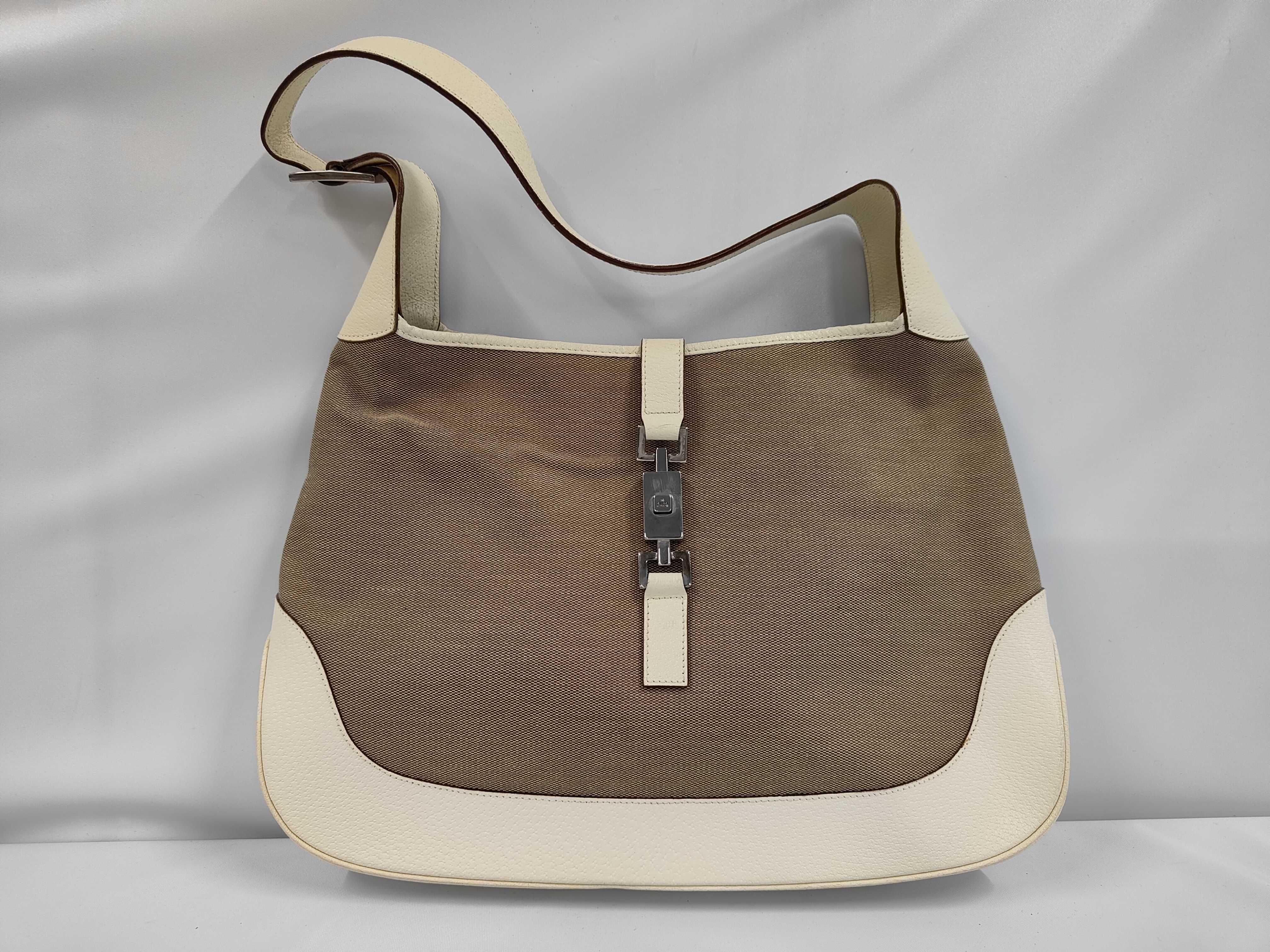 Jackie GG Canvas One Shoulder Bag