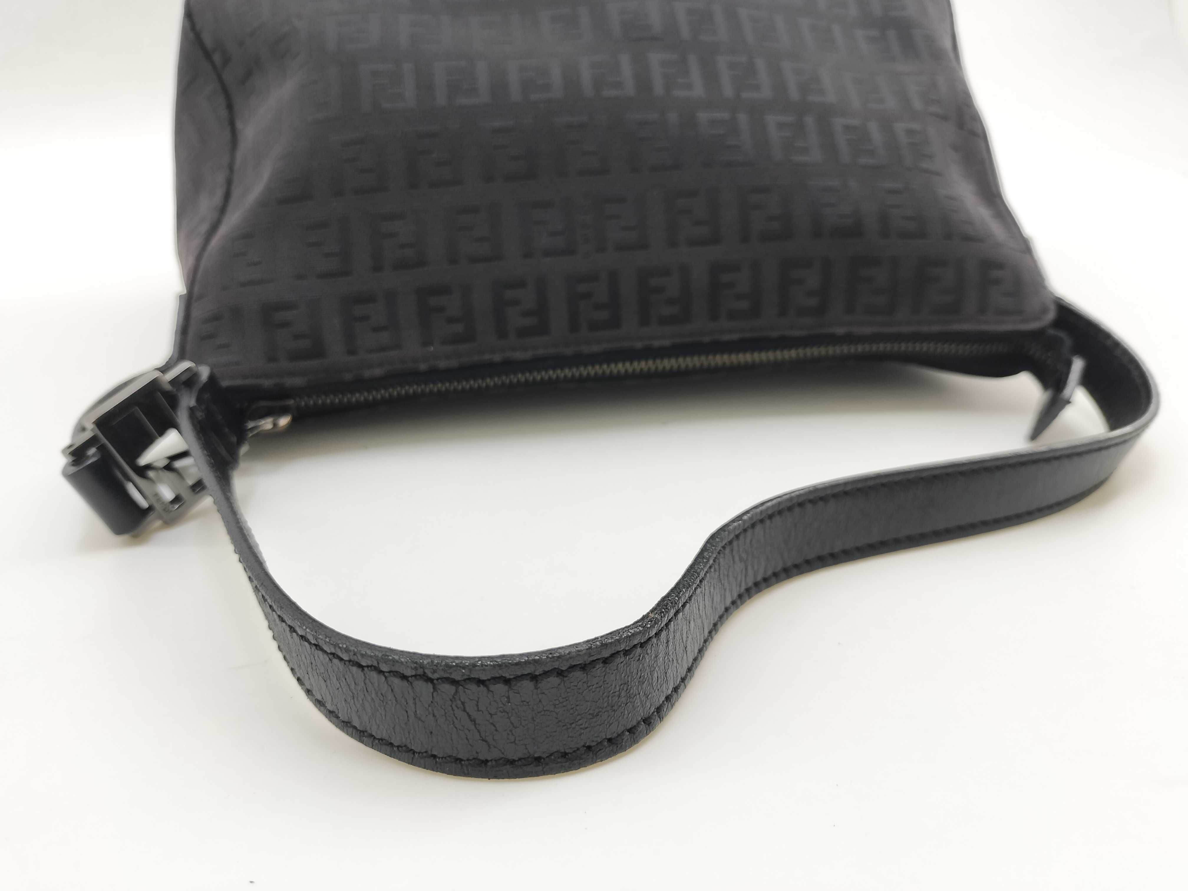 Zucca One-Shoulder Pouch, Black, 8BR444, Shoulder Bag — view 9