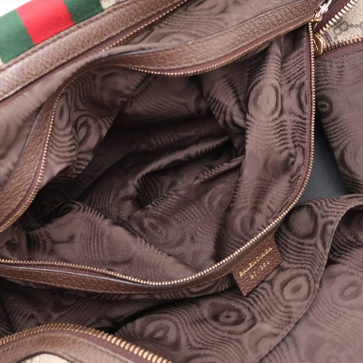 x Gucci The Hacker Project PVC x Leather 2-Way Boston Bag Brown 680124 — view 9