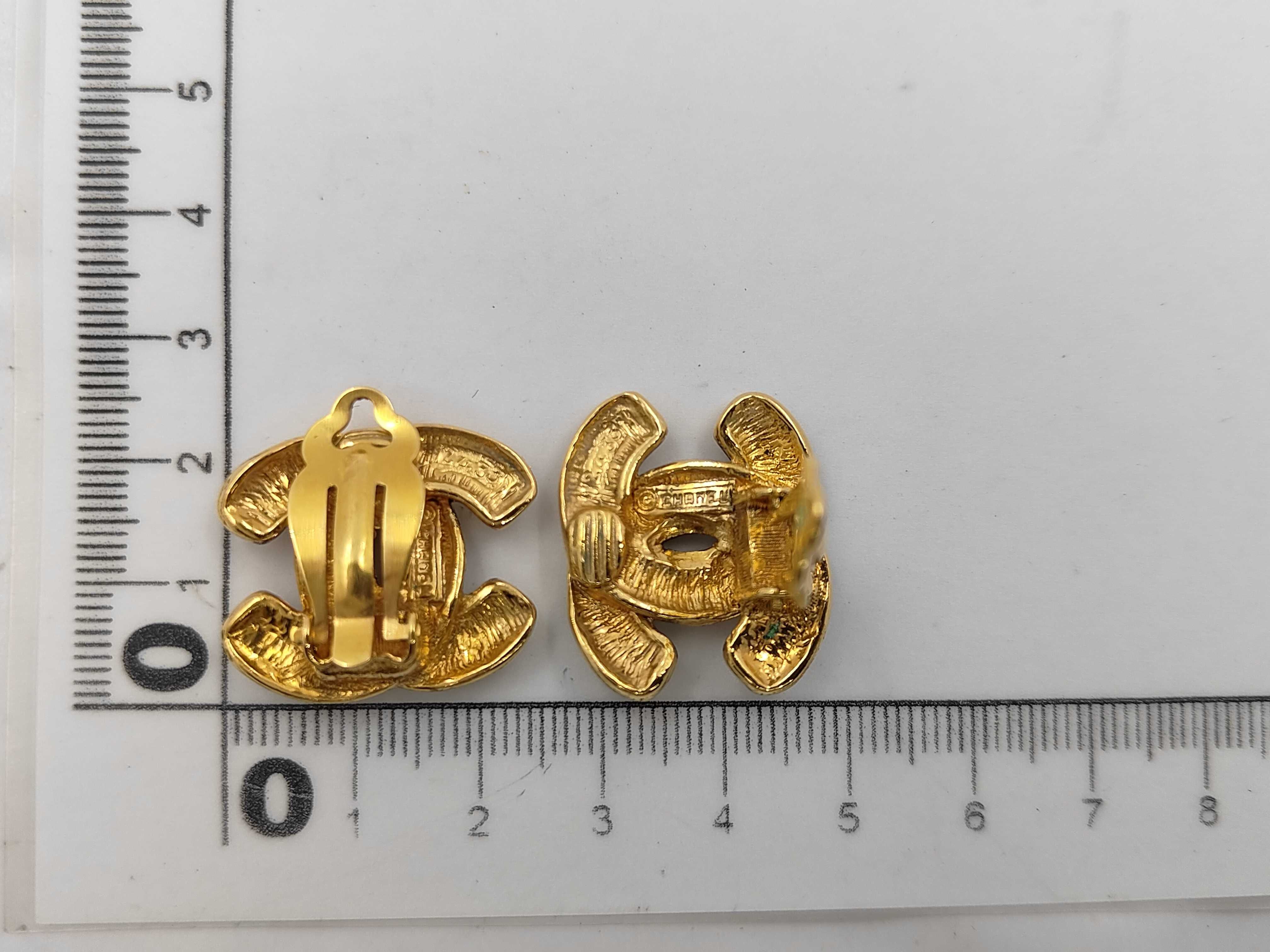 Coco Mark Earrings, Gold Earrings — view 6