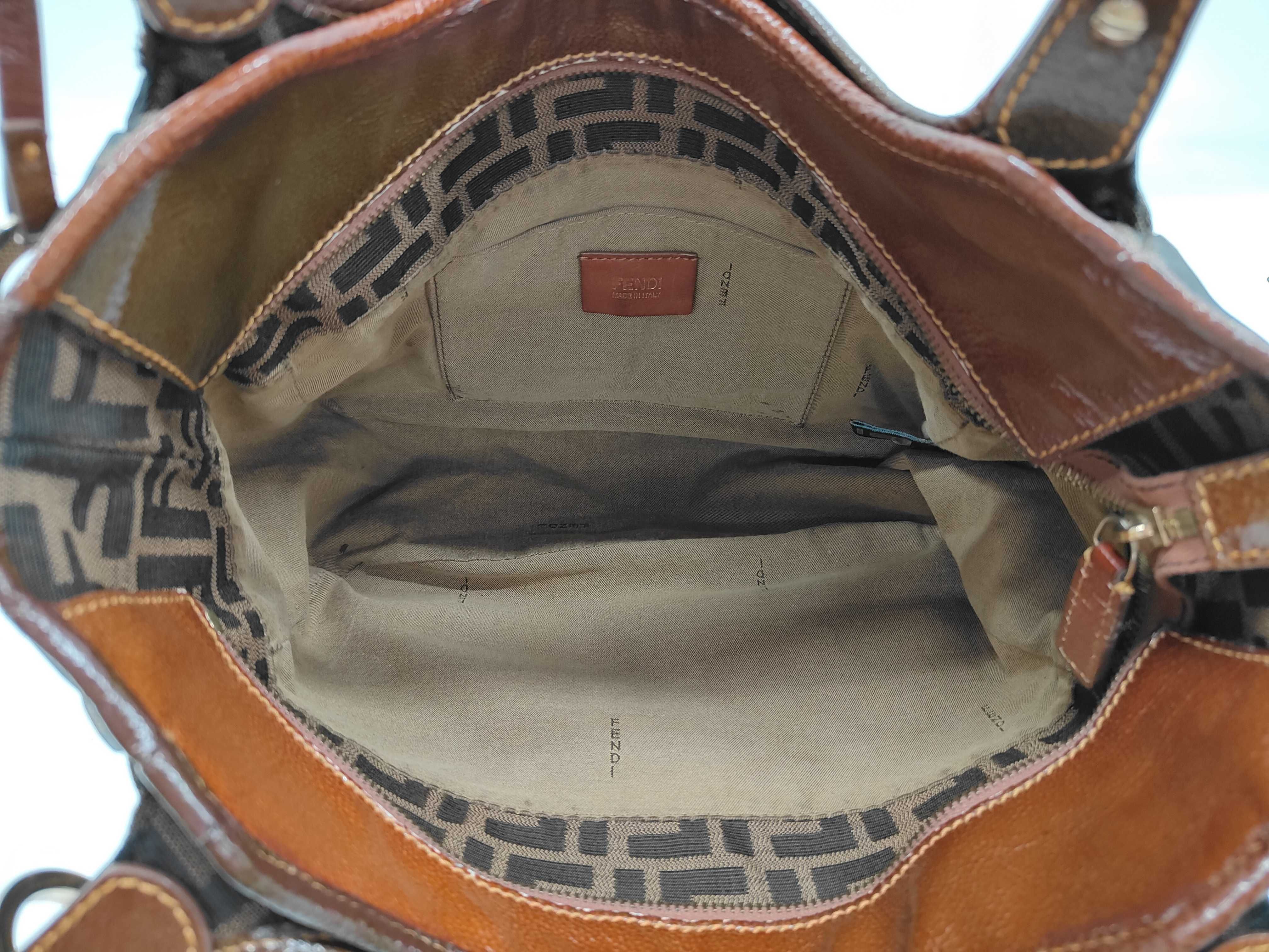 Zucca pattern FF Logo Zucca Shoulder Bag Tote Bag — view 6