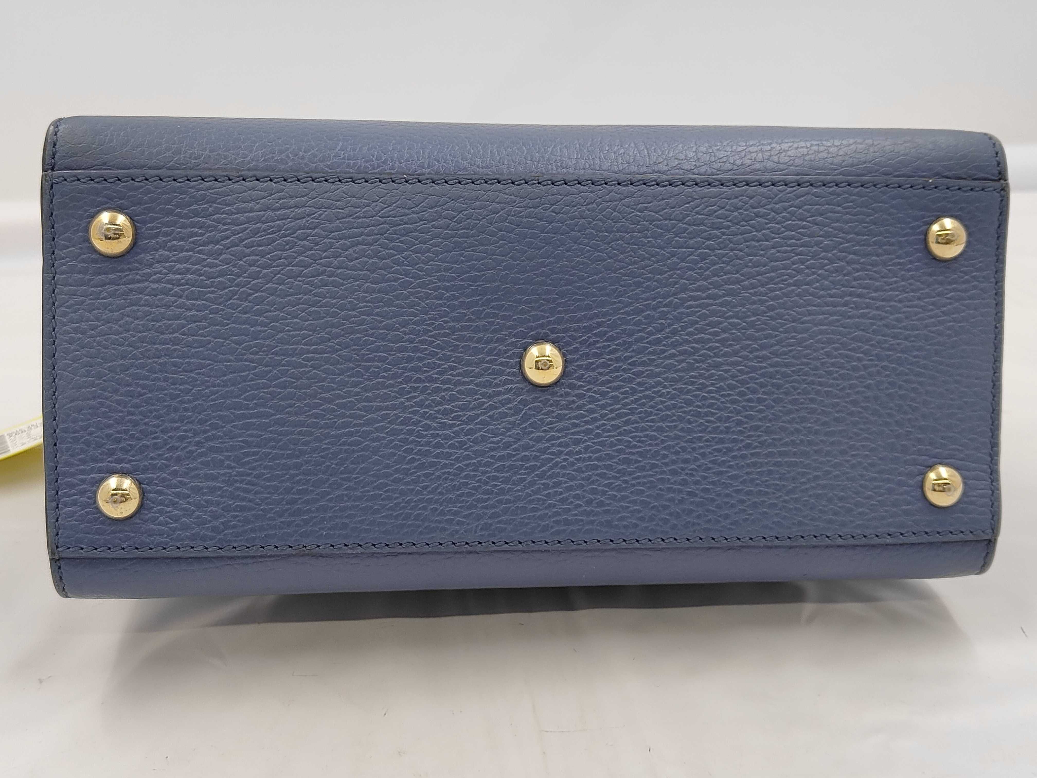 Soho Leather 607722 Navy Handbag (Shoulder strap not included) — view 7