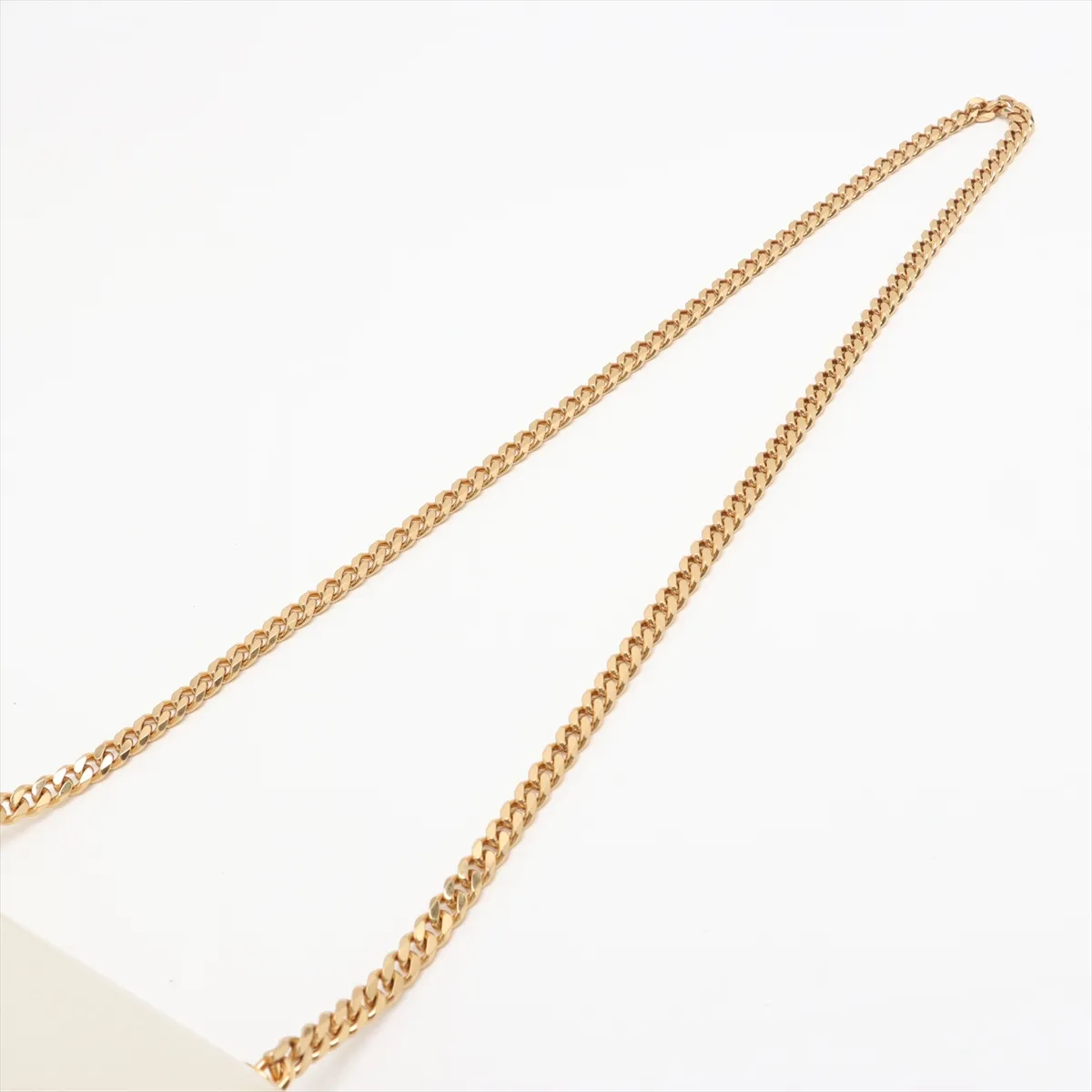 Triomphe Bouzas Leather Chain Shoulder Bag White — view 5
