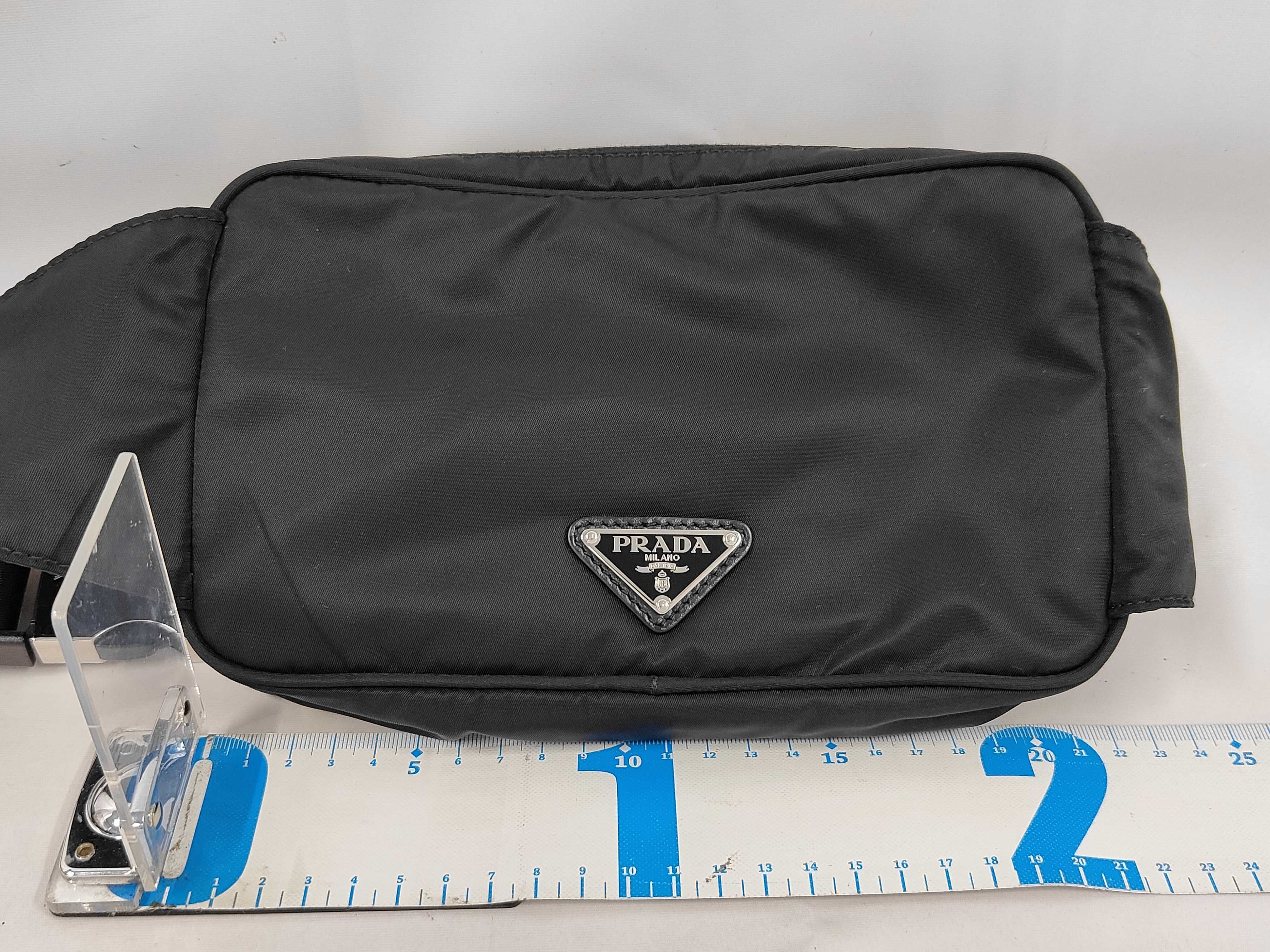 Re-Nylon Belt Bag, Black Waist Bag — view 2