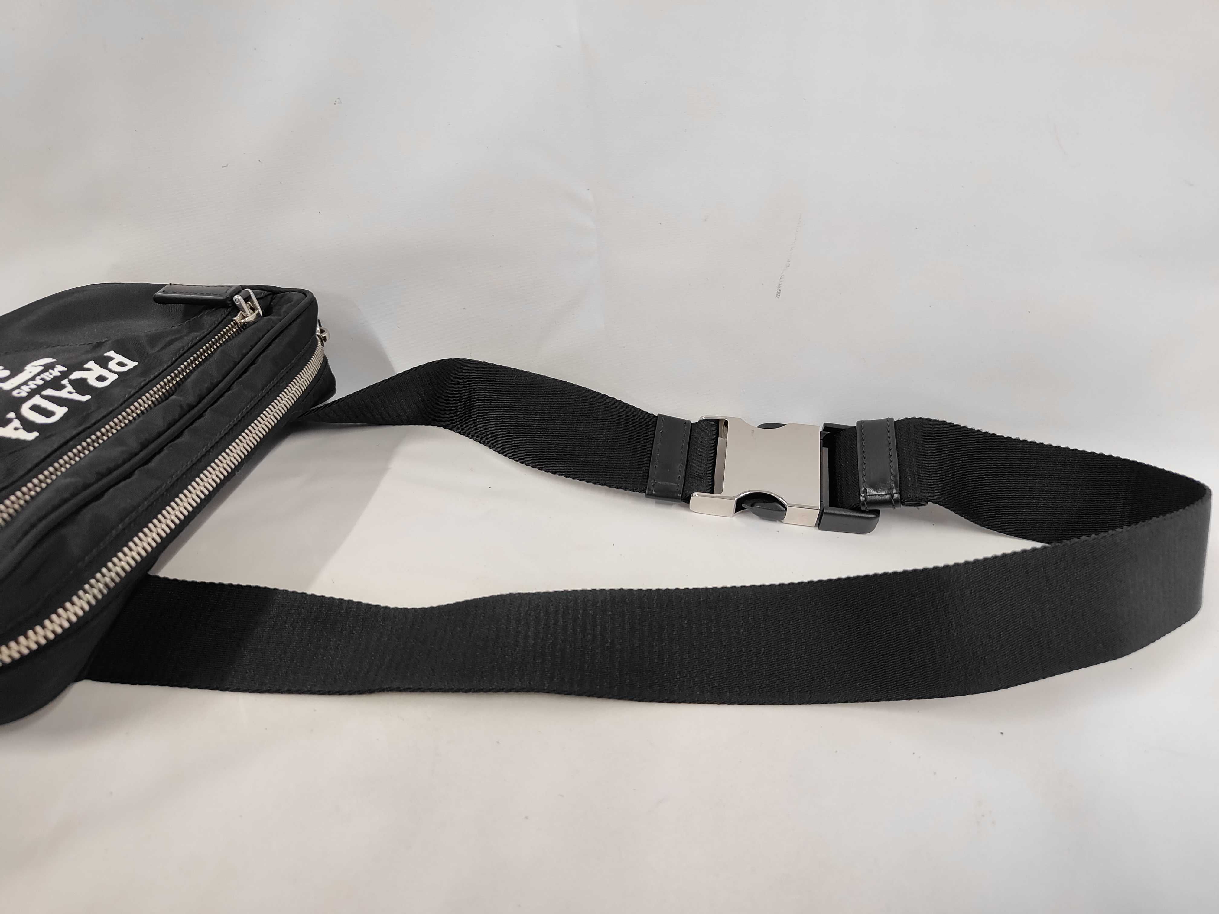 Re-Nylon Belt Bag, Black Waist Bag — view 5