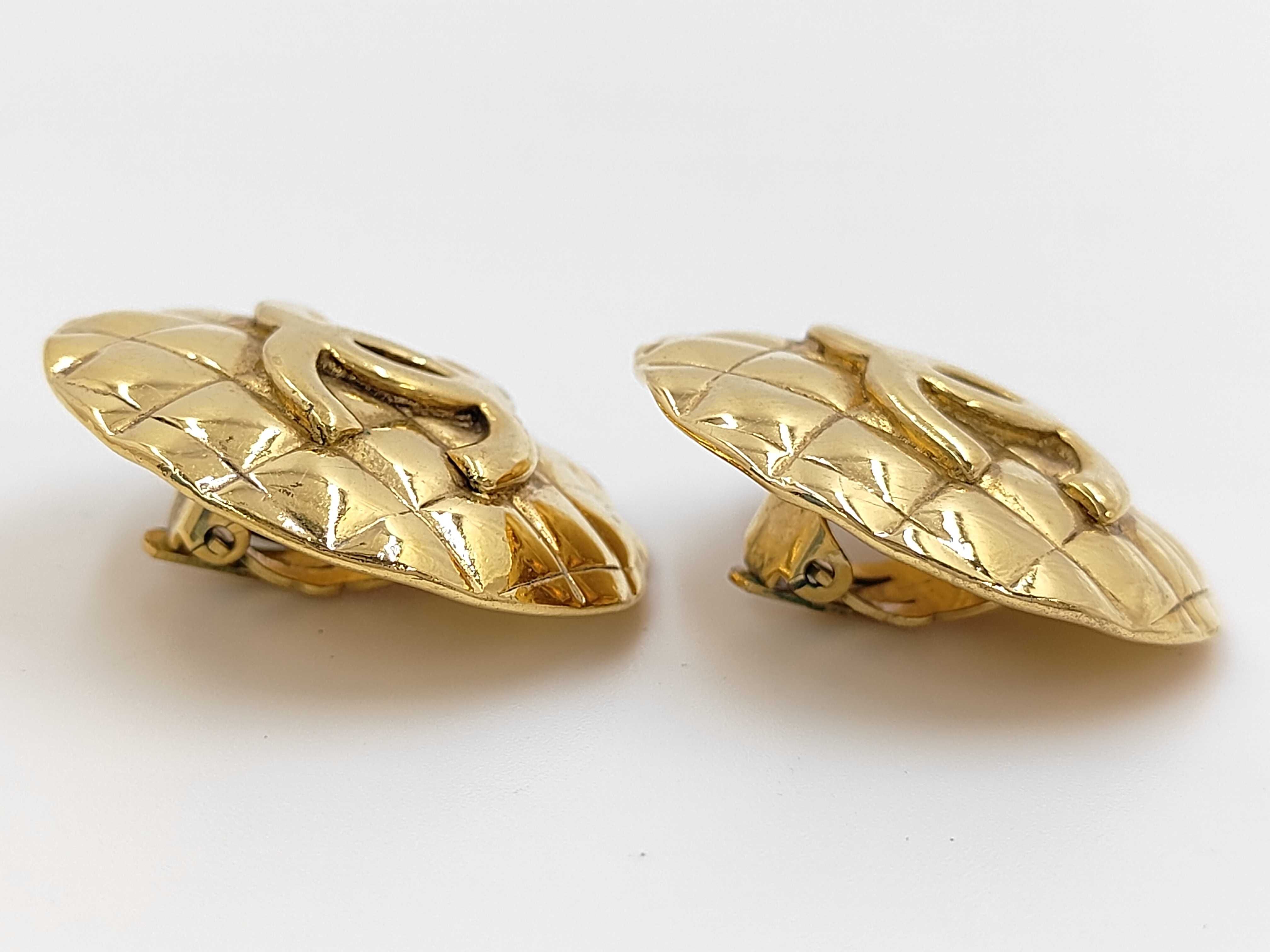Round Matelassé Earrings — view 2