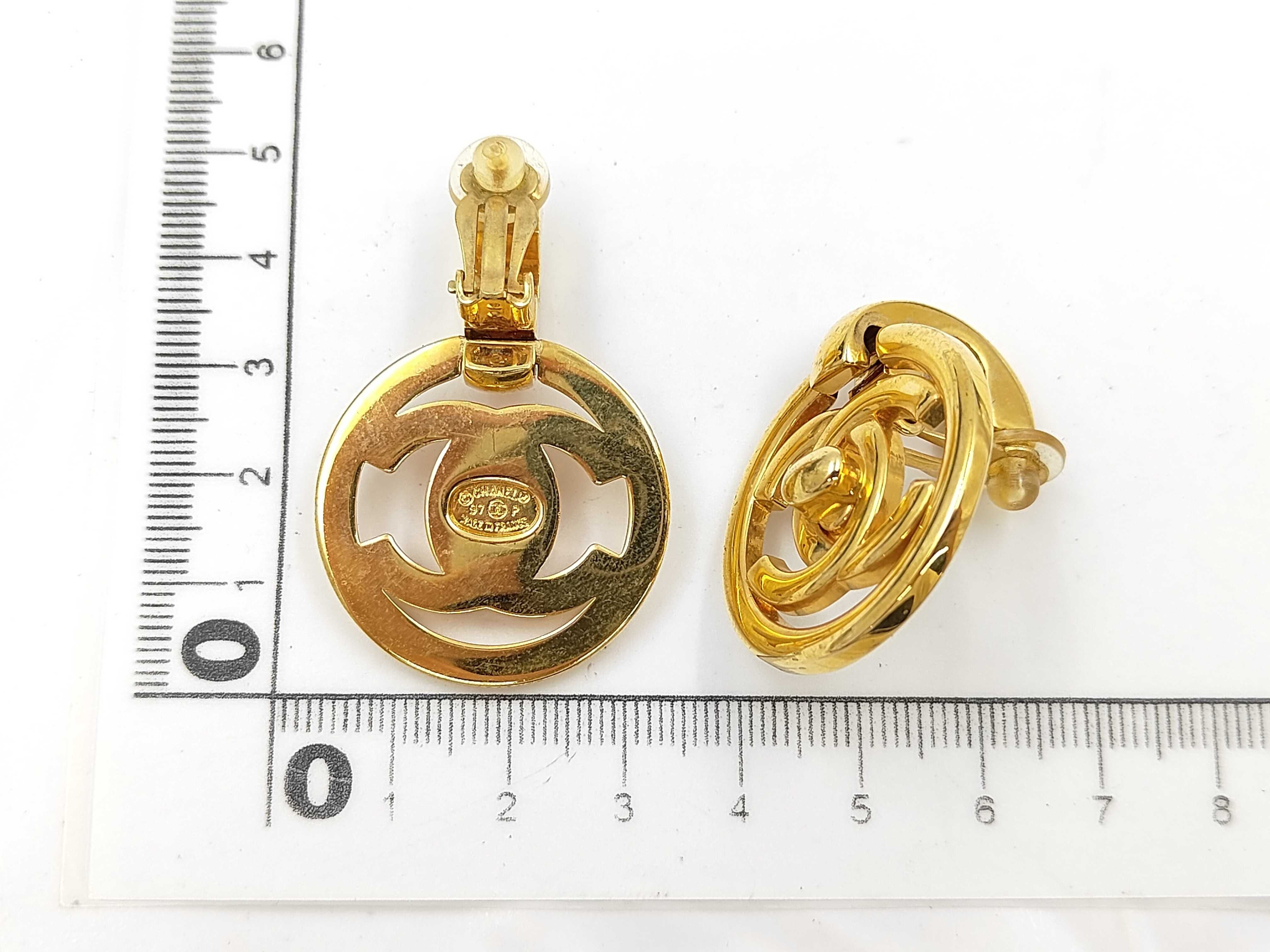 Coco Mark Turnlock Earrings 97P — view 6