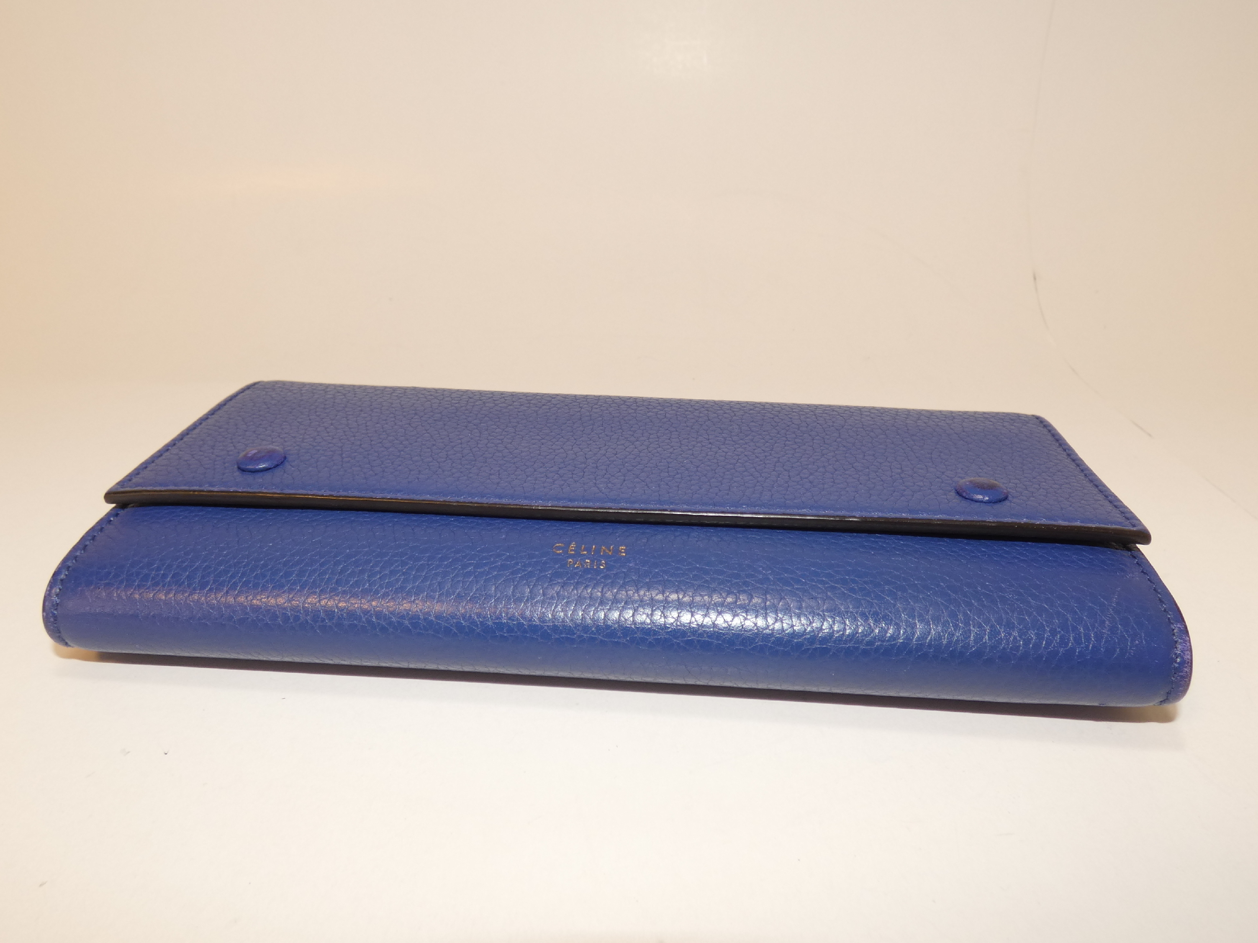 Leather Flap Long Wallet — view 4