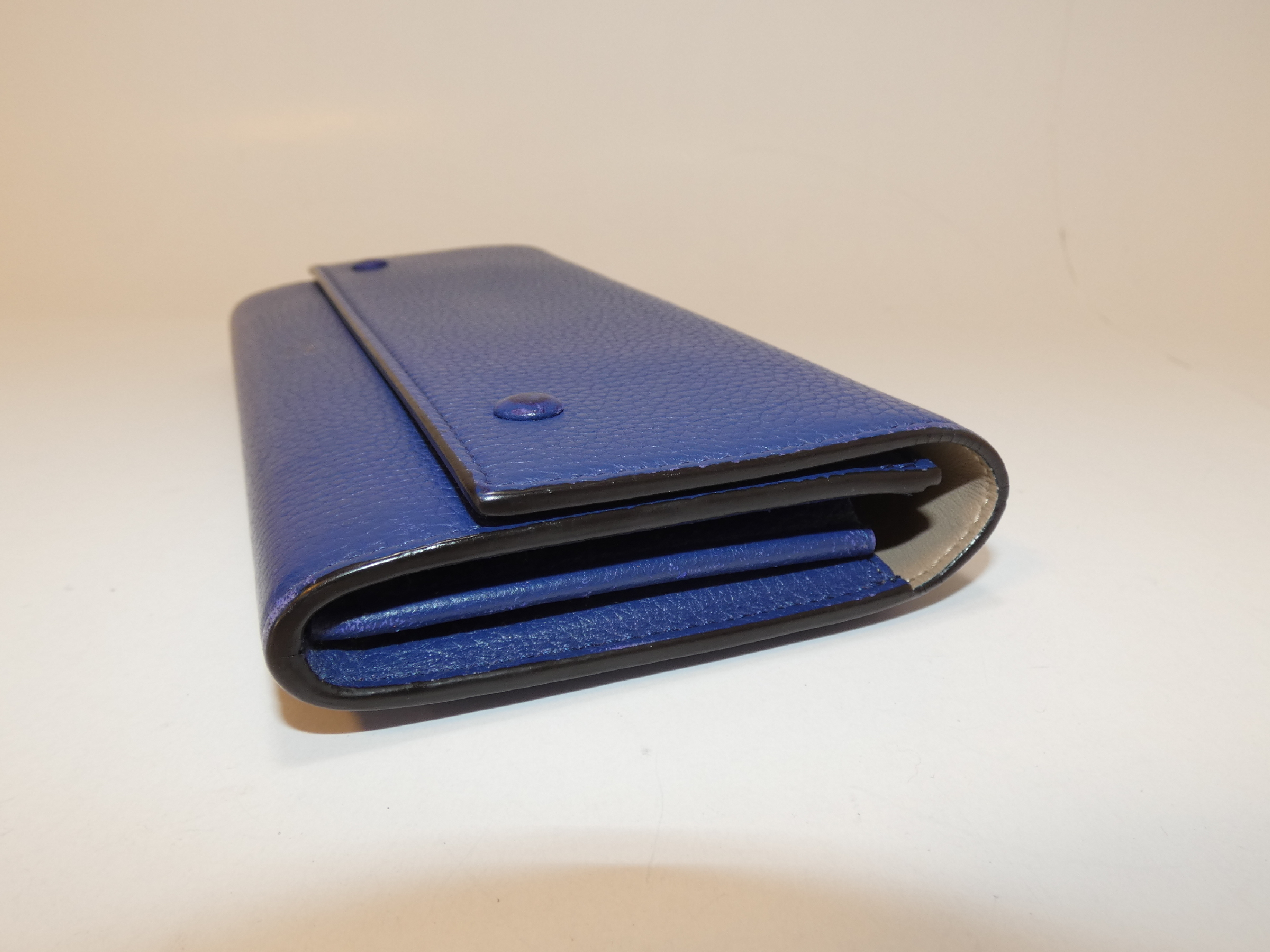 Leather Flap Long Wallet — view 6