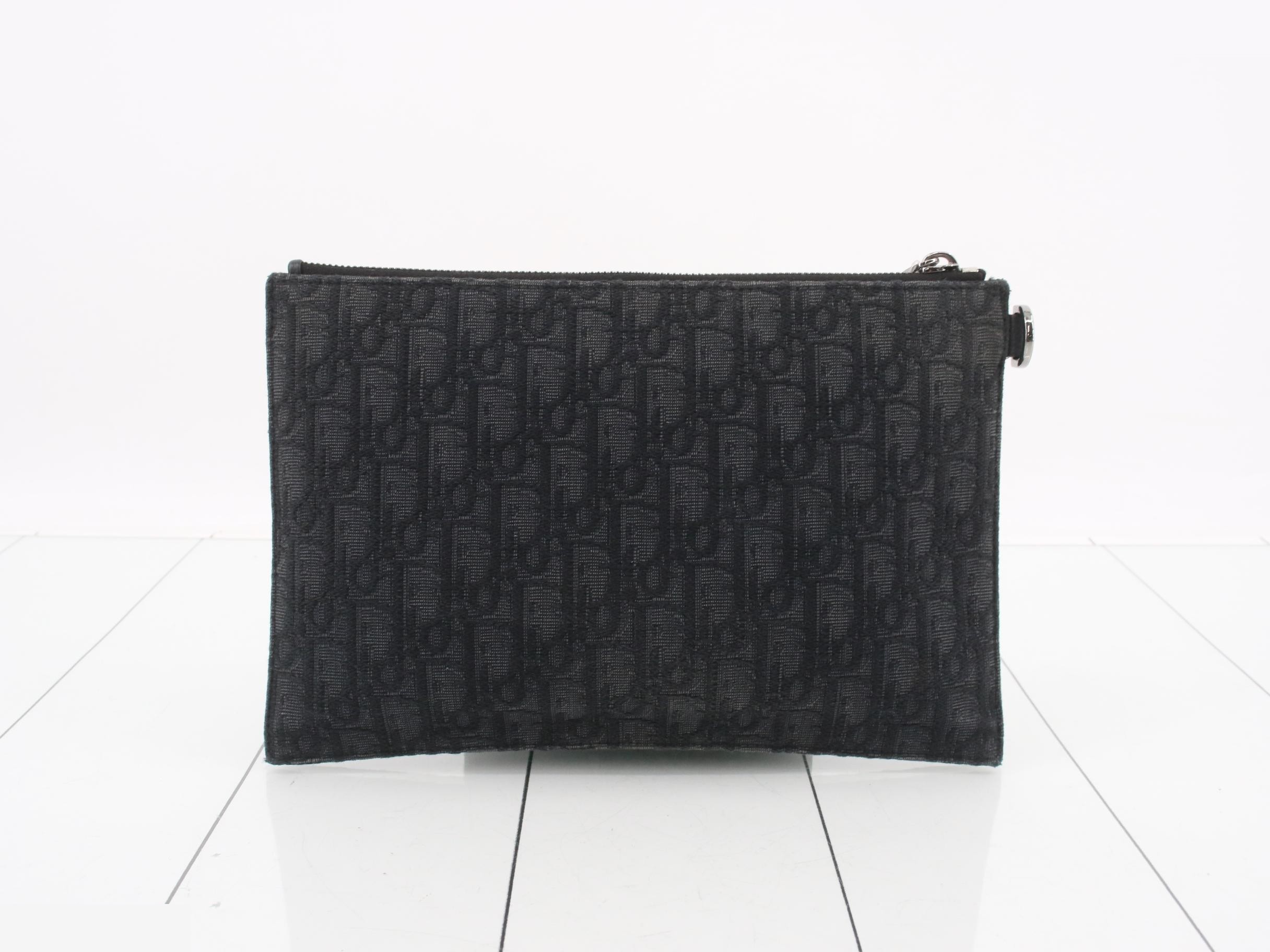 Clutch, Oblique Leather — view 2