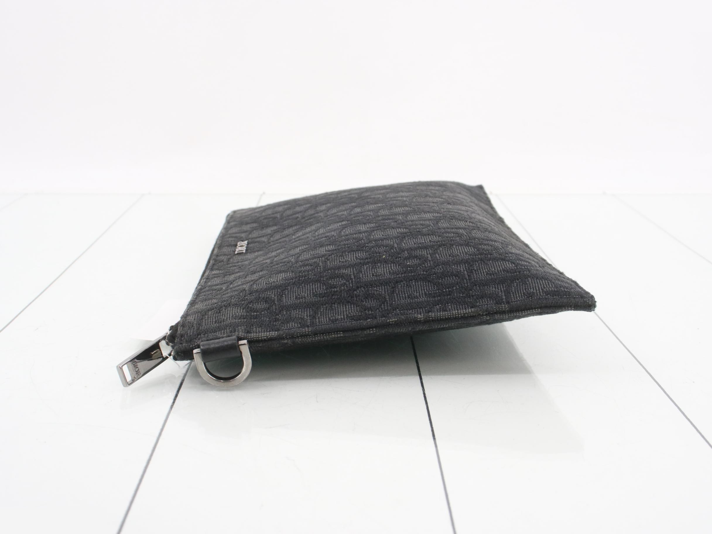 Clutch, Oblique Leather — view 4