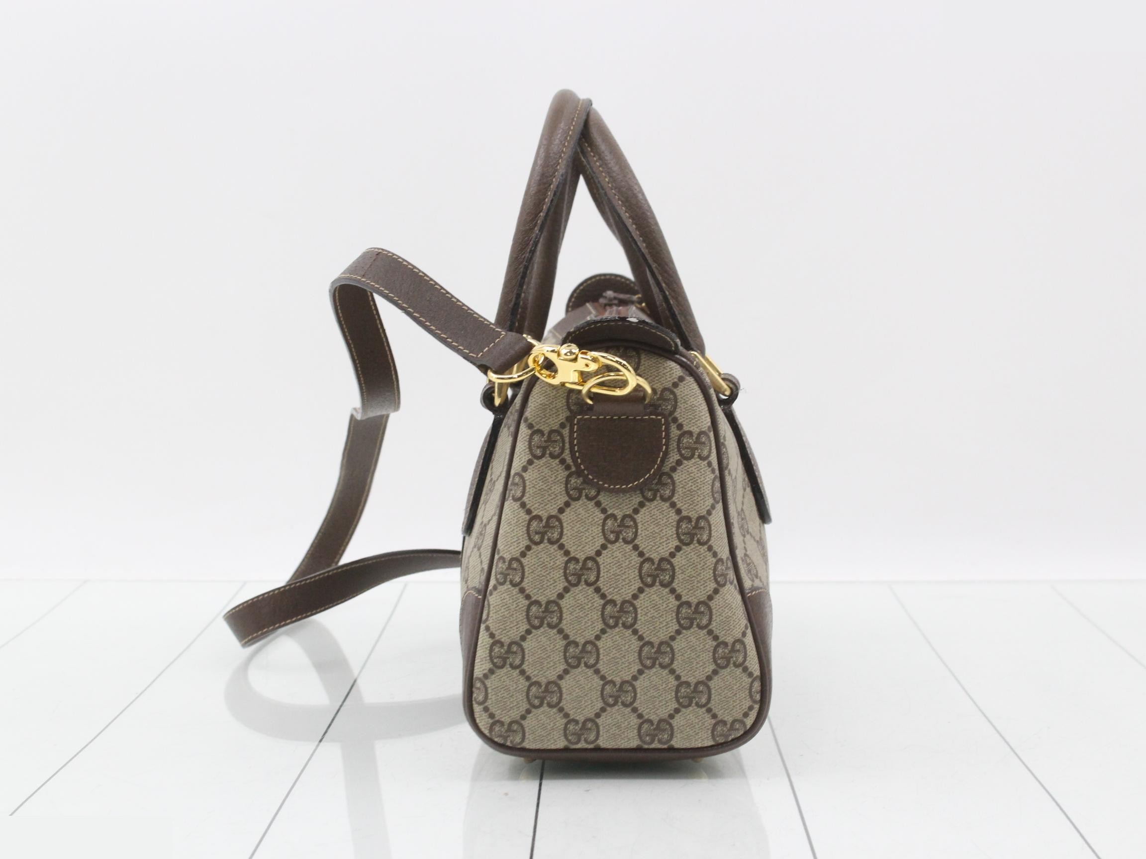 Sherry 2-Way Mini Boston Bag with Strap, W27.5 H17 D13 — view 3