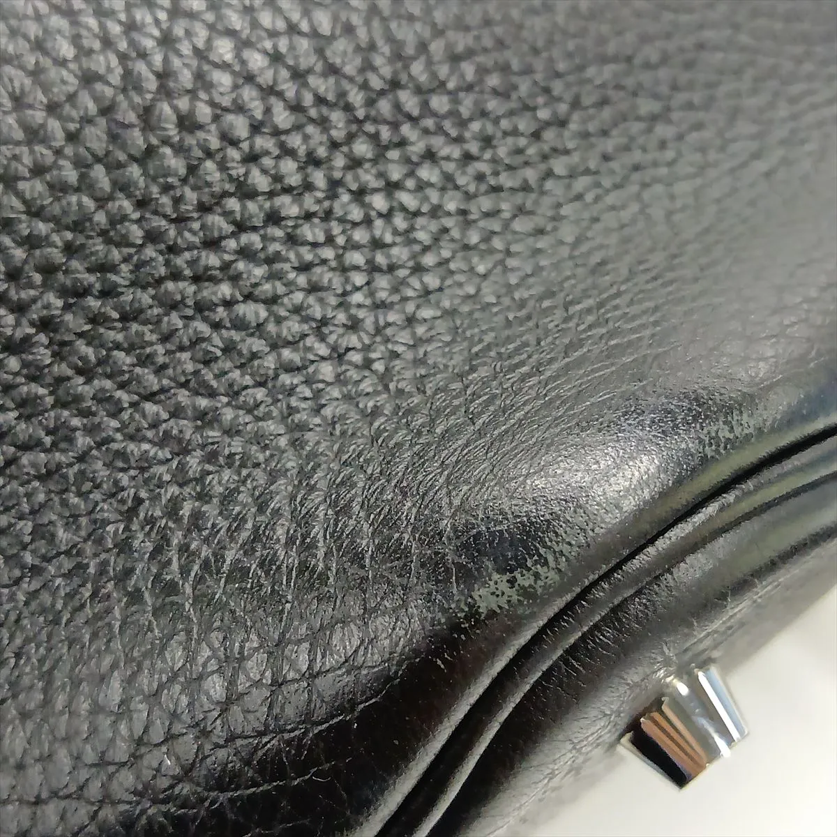 Picotin Lock 22 MM Taurillon Clemence Black Silver Hardware A: 2017 — view 11