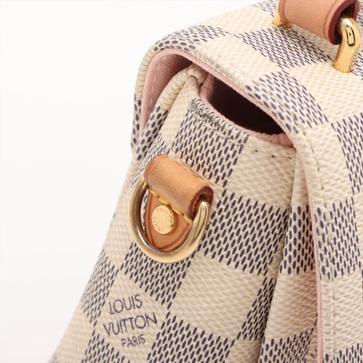 Damier Azur Croisette N41581 FL1168 White RFID reaction — view 12