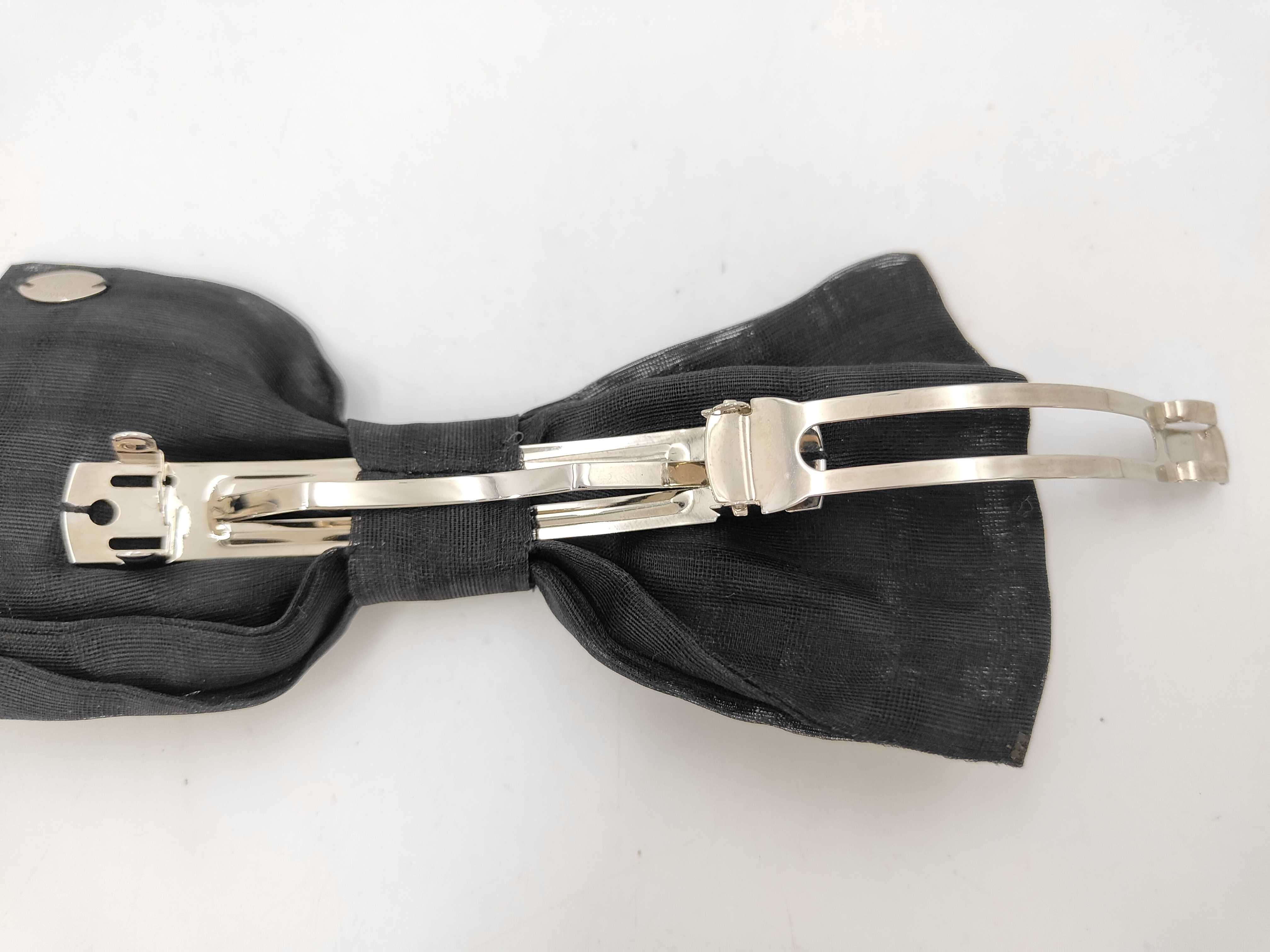 Barrette 25S Ribbon Coco Mark Black Hair Accessory — view 4