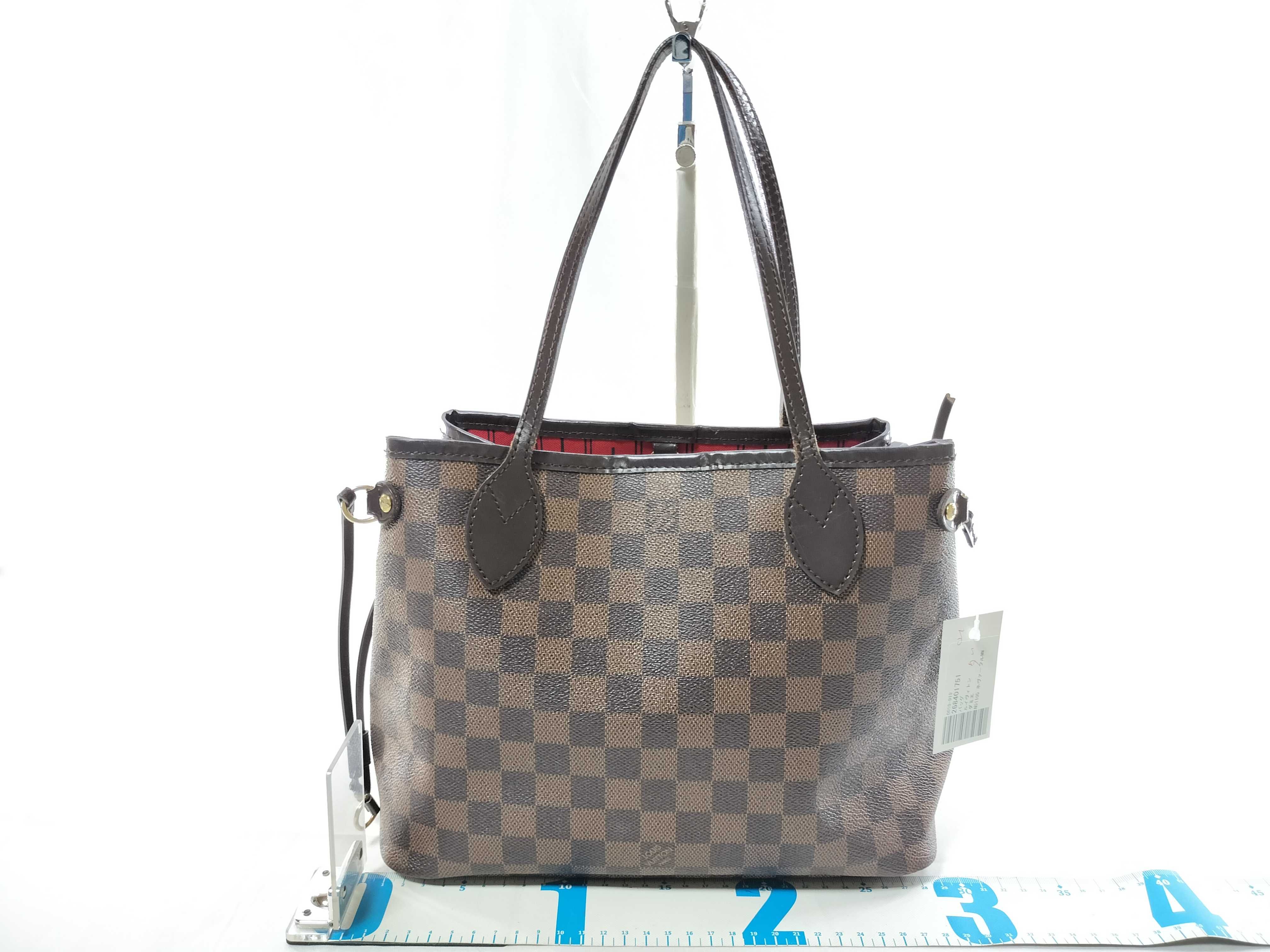 Damier N51105 Neverfull MM Tote Bag — view 2
