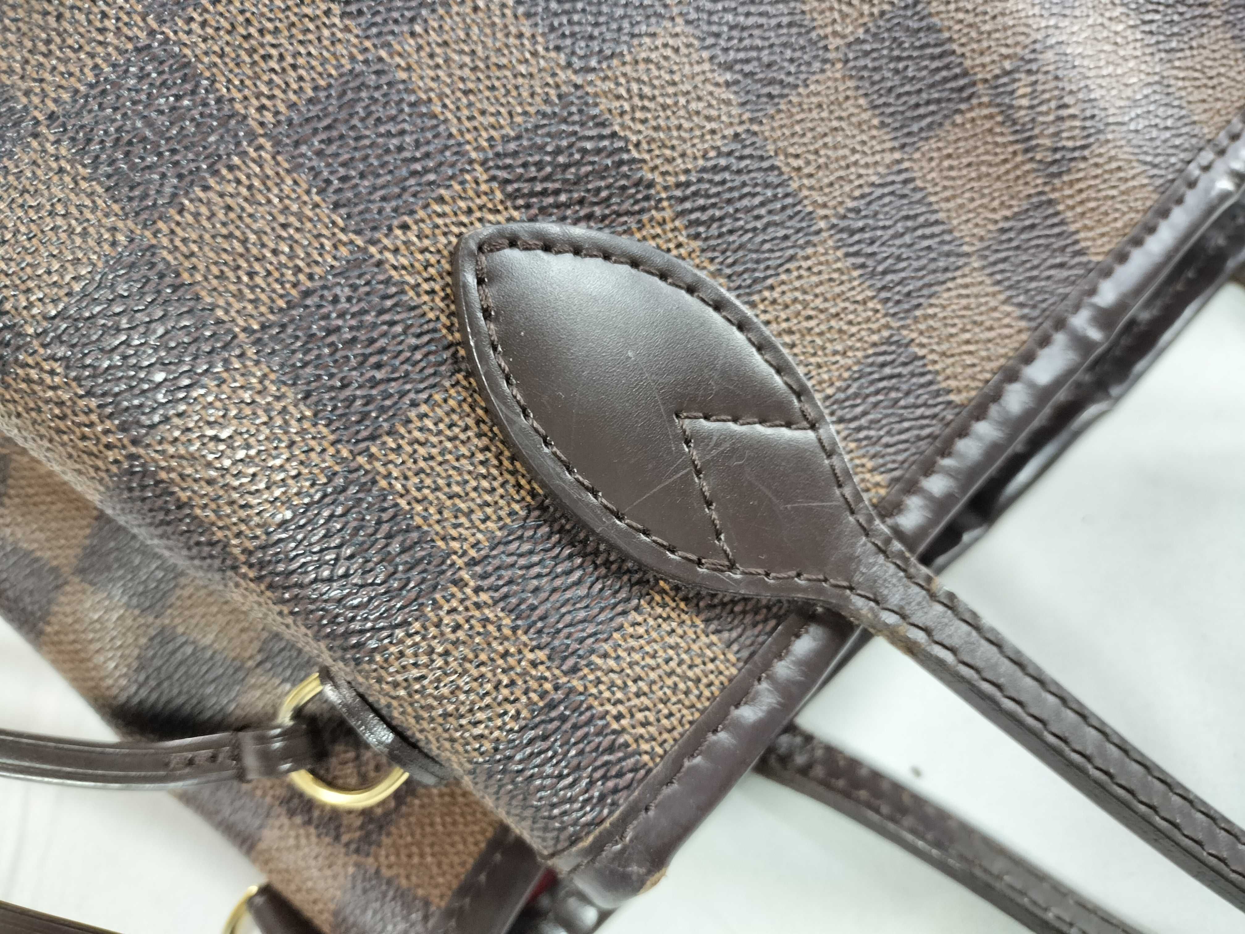 Damier N51105 Neverfull MM Tote Bag — view 5