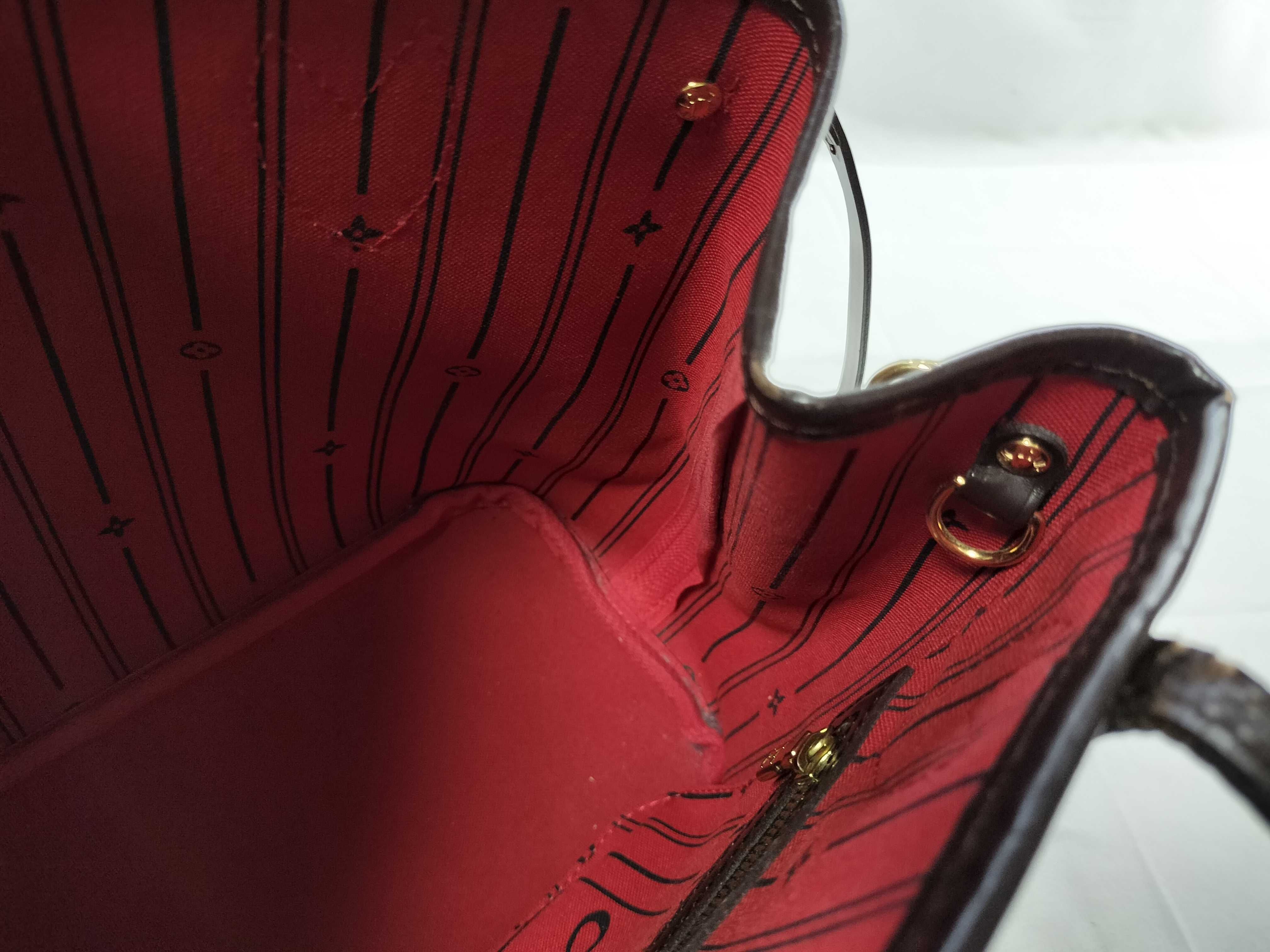 Damier N51105 Neverfull MM Tote Bag — view 9