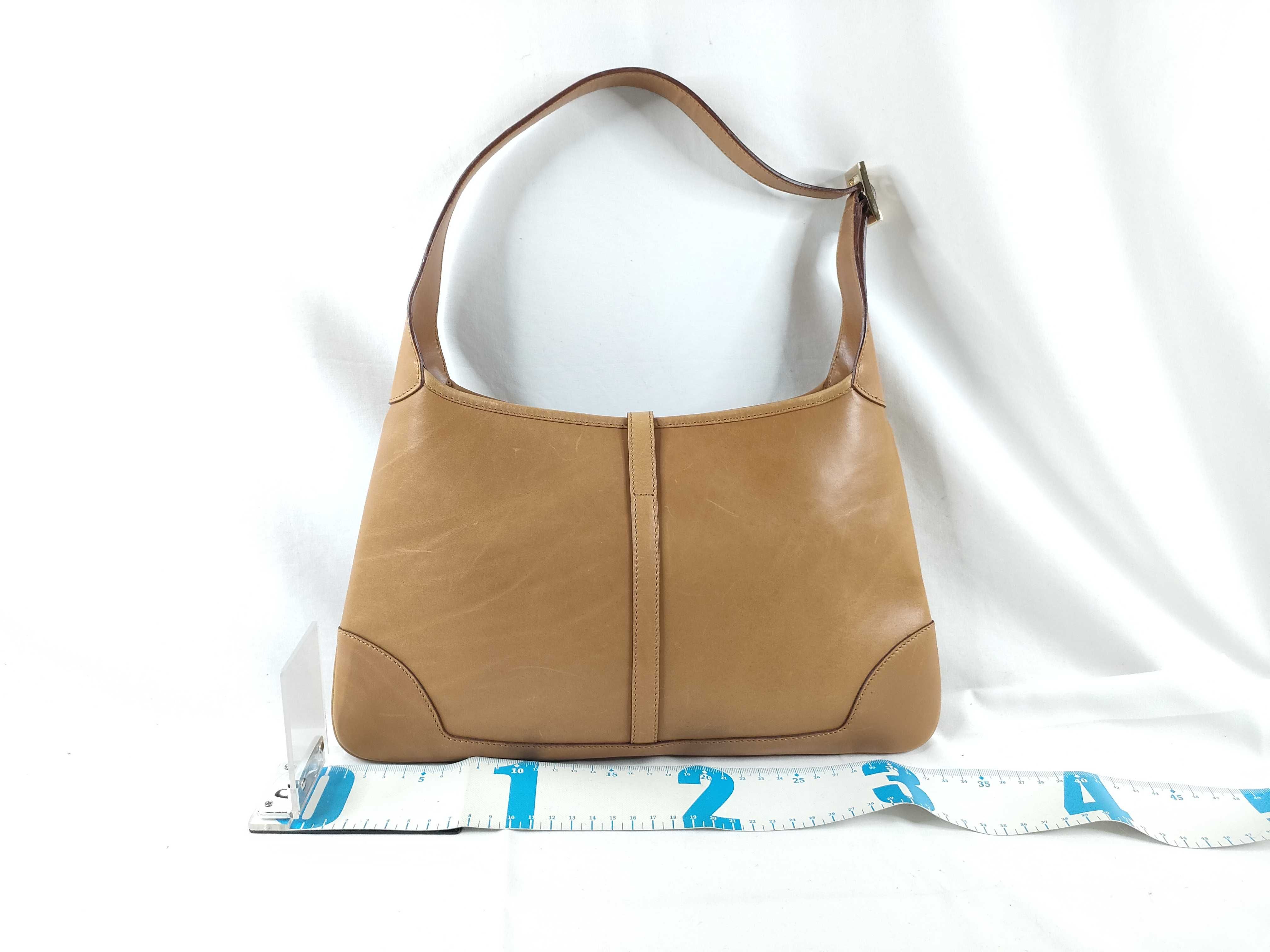 Jackie Gucci All Leather Sherry Line Jackie Shoulder Bag — view 2