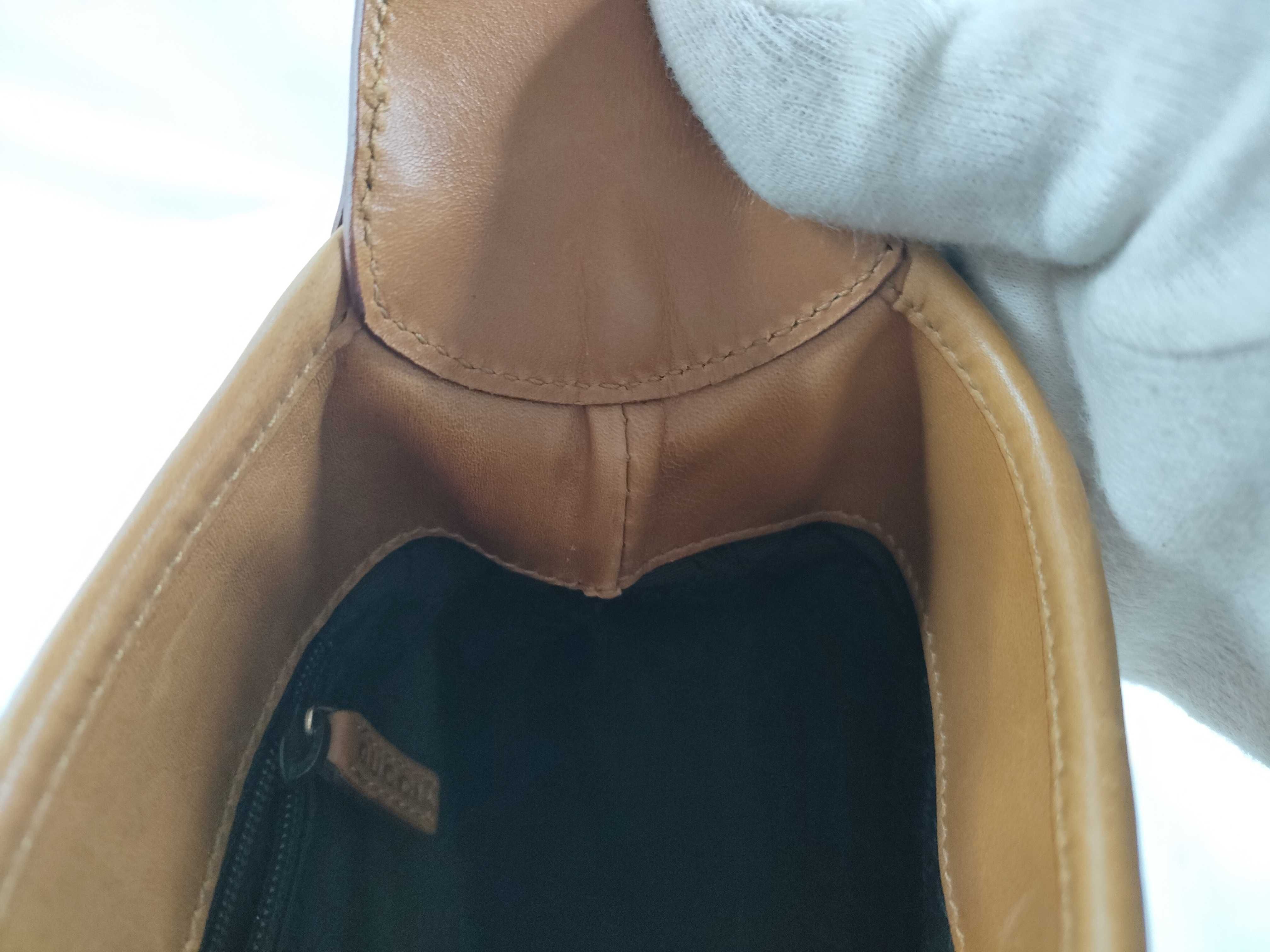 Jackie Gucci All Leather Sherry Line Jackie Shoulder Bag — view 8