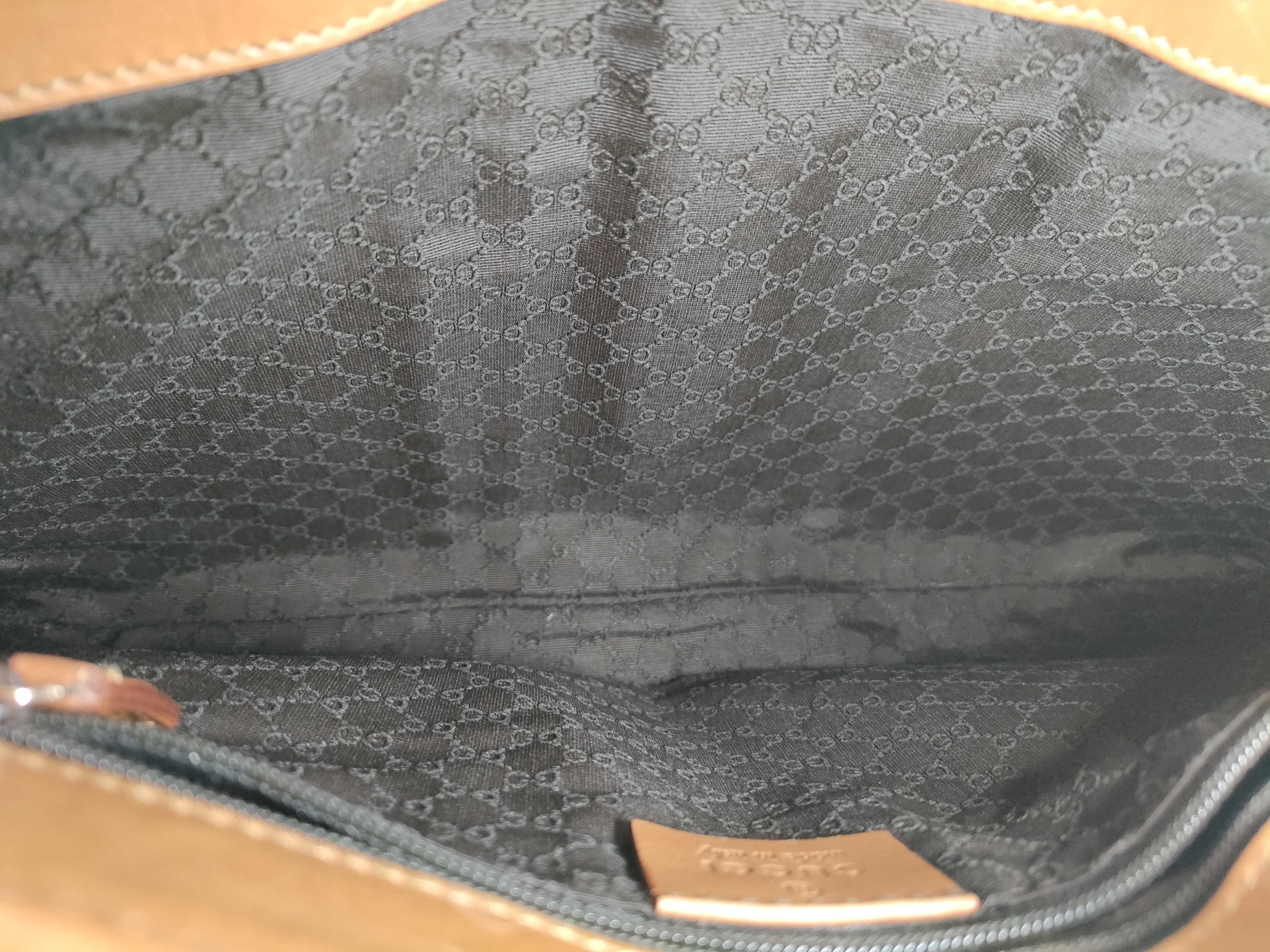 Jackie Gucci All Leather Sherry Line Jackie Shoulder Bag — view 9