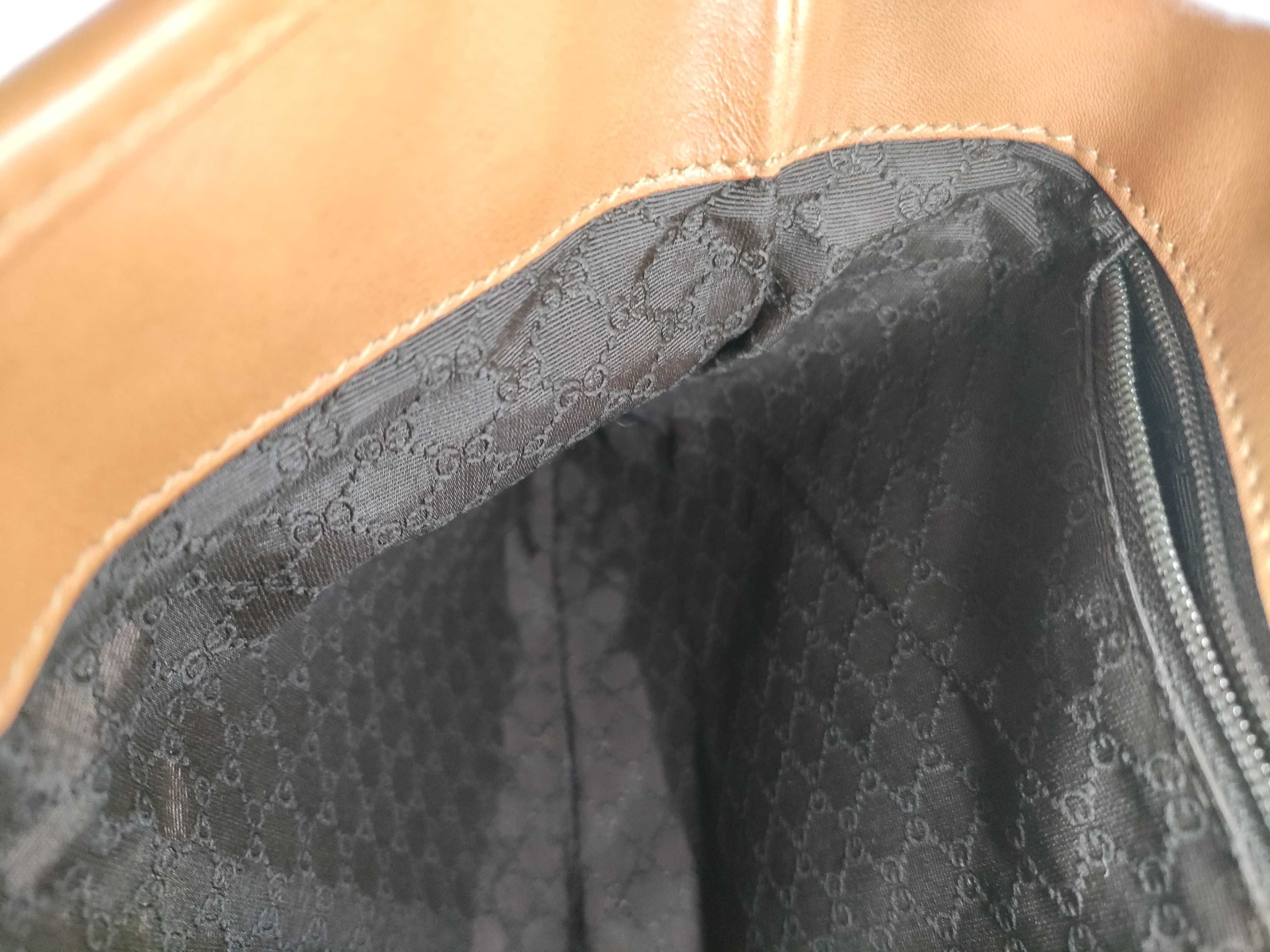 Jackie Gucci All Leather Sherry Line Jackie Shoulder Bag — view 10