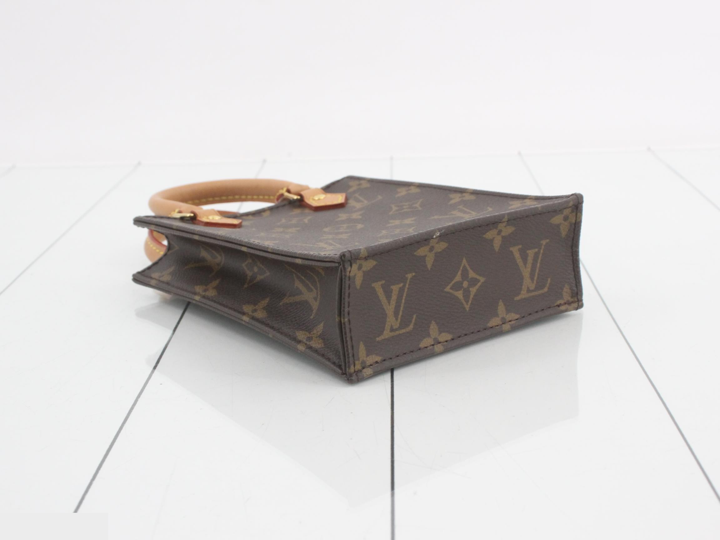 Monogram Petite Sac Plat Shoulder Bag (Comes with dust bag) — view 5