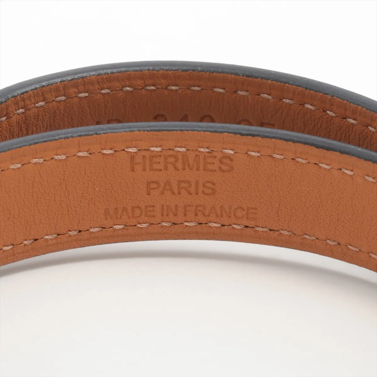 Kelly Double Tour B stamp: 2023 Bracelet T3 Leather Black — view 6