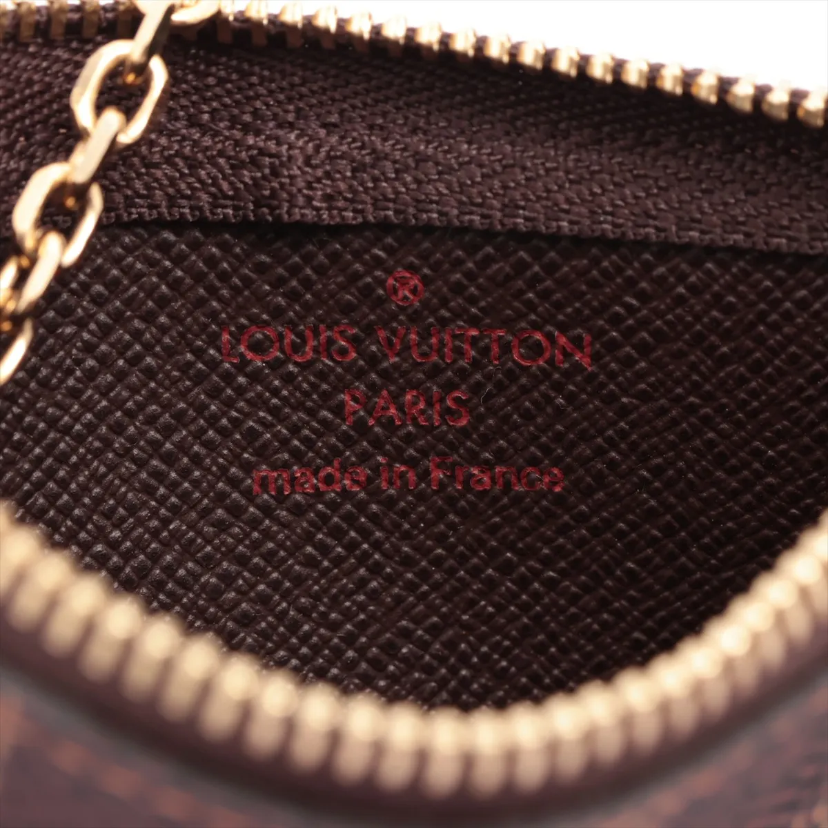 Damier Pochette Clé N62658 CT1201 Brown Coin Case — view 4