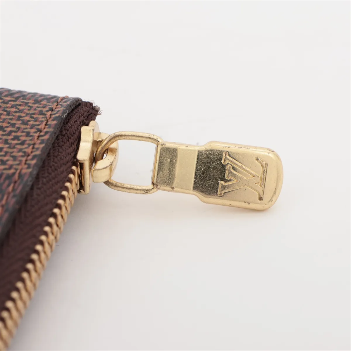 Damier Pochette Clé N62658 CT1201 Brown Coin Case — view 7