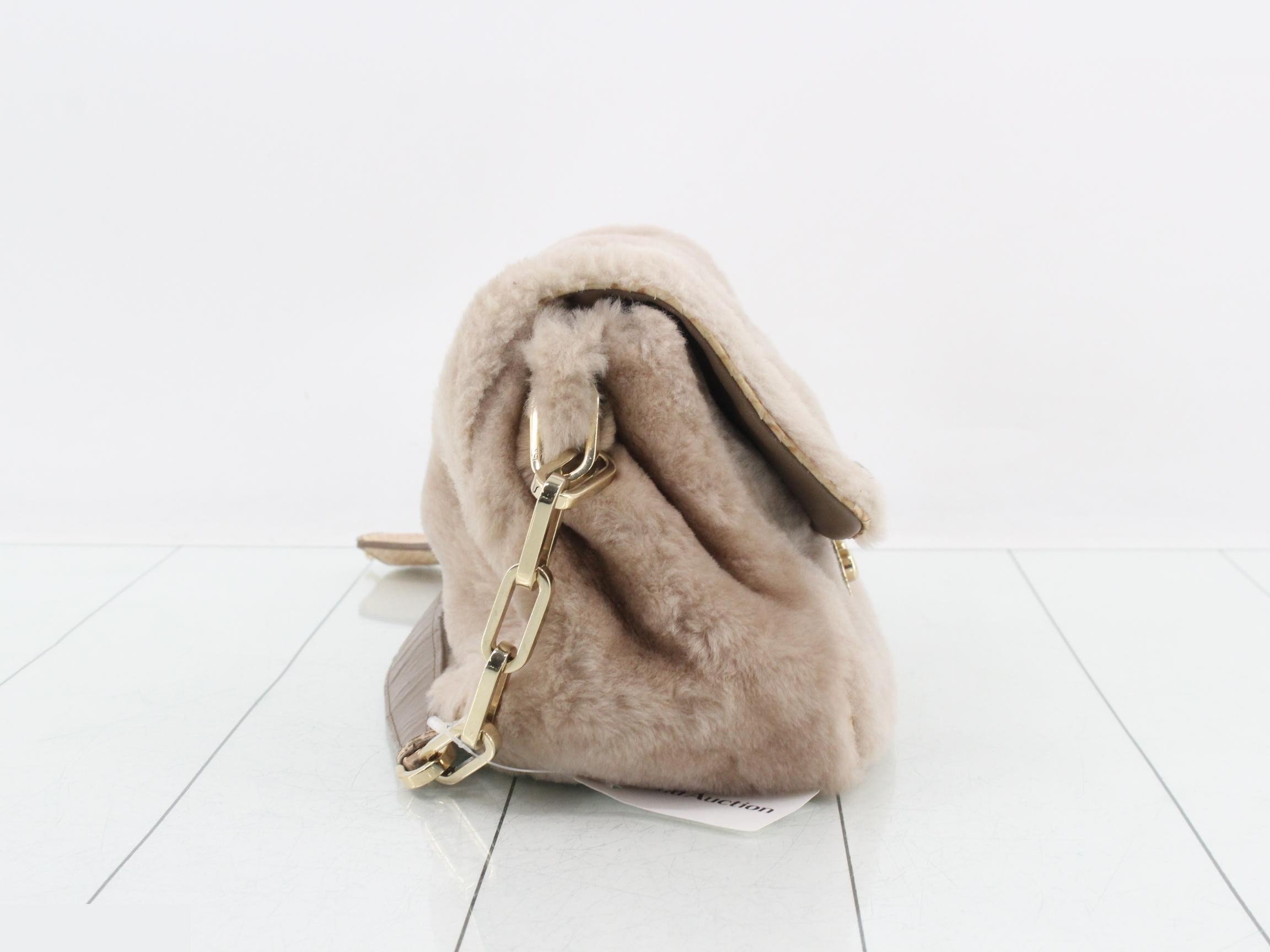 Other lines: Bags & Shoulder Bags, Fur, Python, Beige, Gold — view 4
