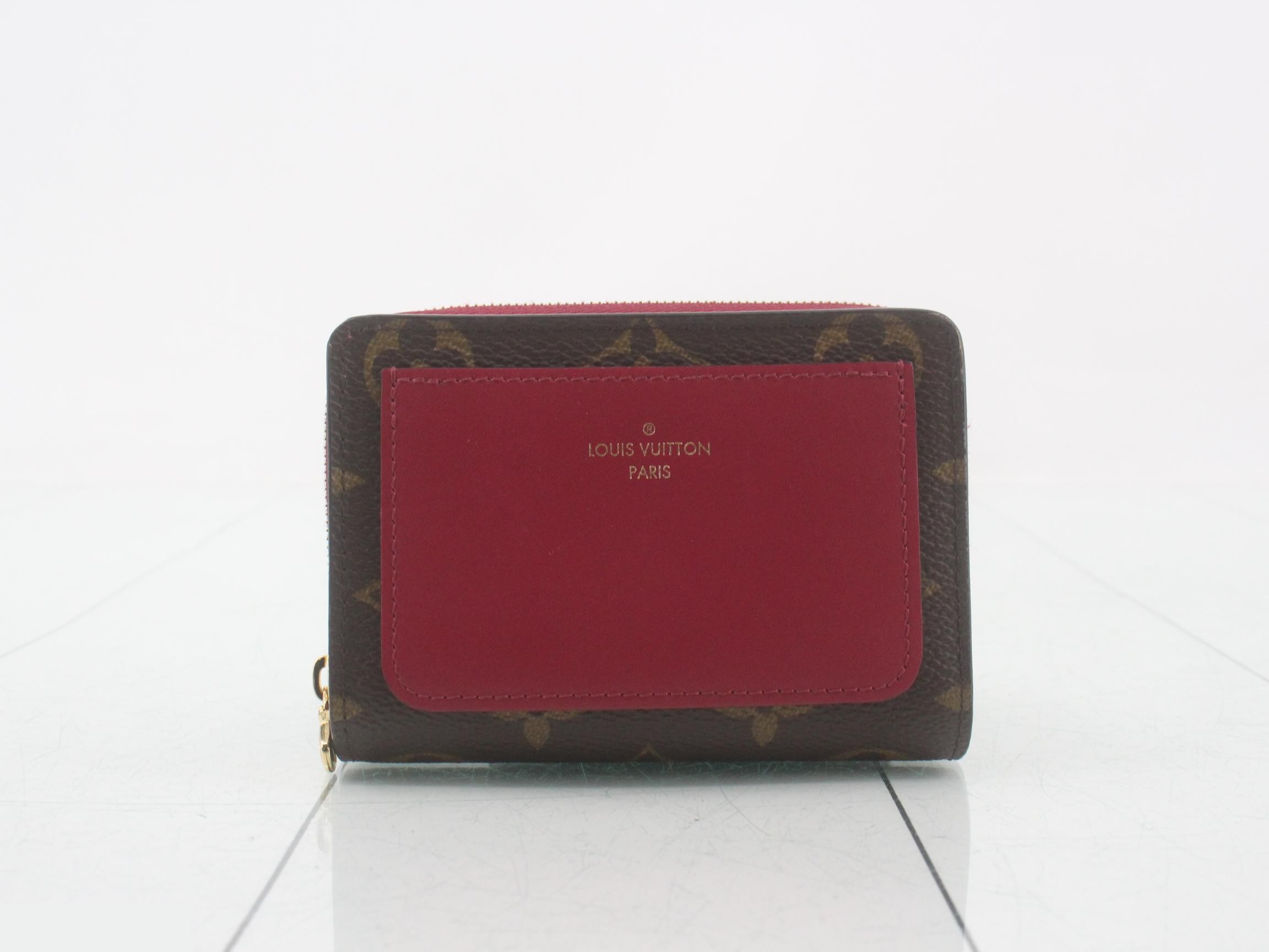 Monogram Portefeuille Lou Fuchsia with box — view 2