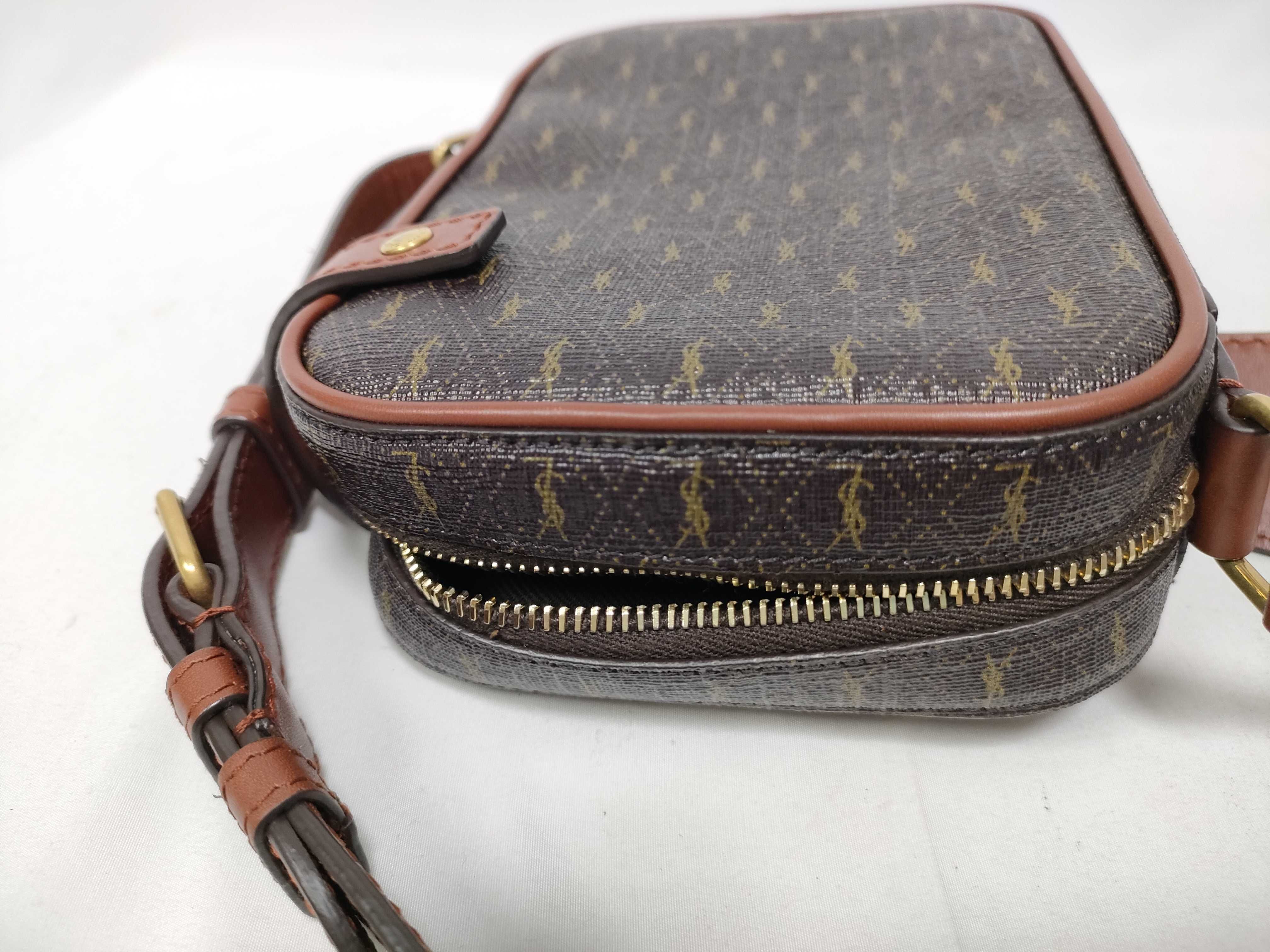 PVC x Leather Shoulder Bag, Brown, 685534 (Shoulder Bag) — view 11