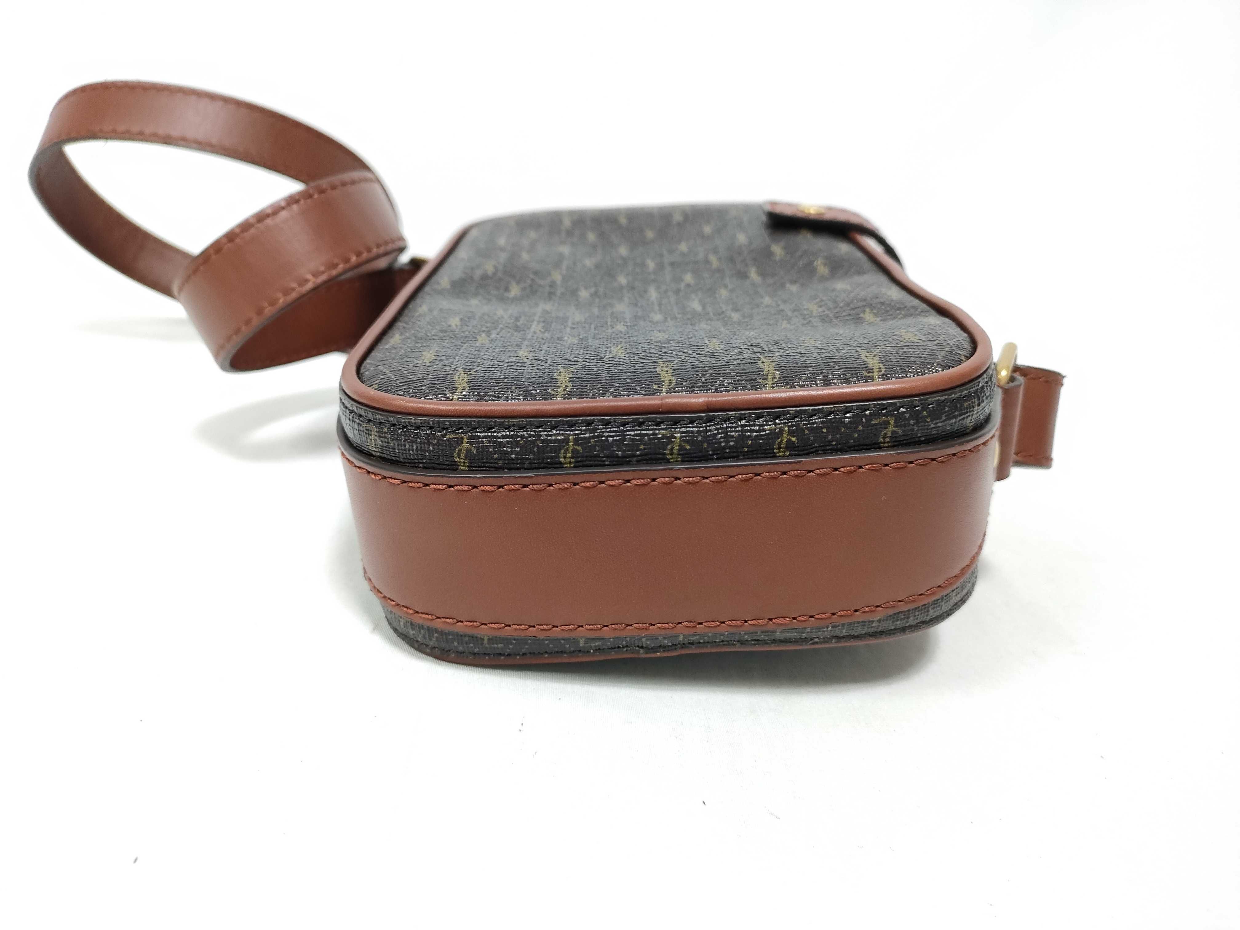 PVC x Leather Shoulder Bag, Brown, 685534 (Shoulder Bag) — view 3