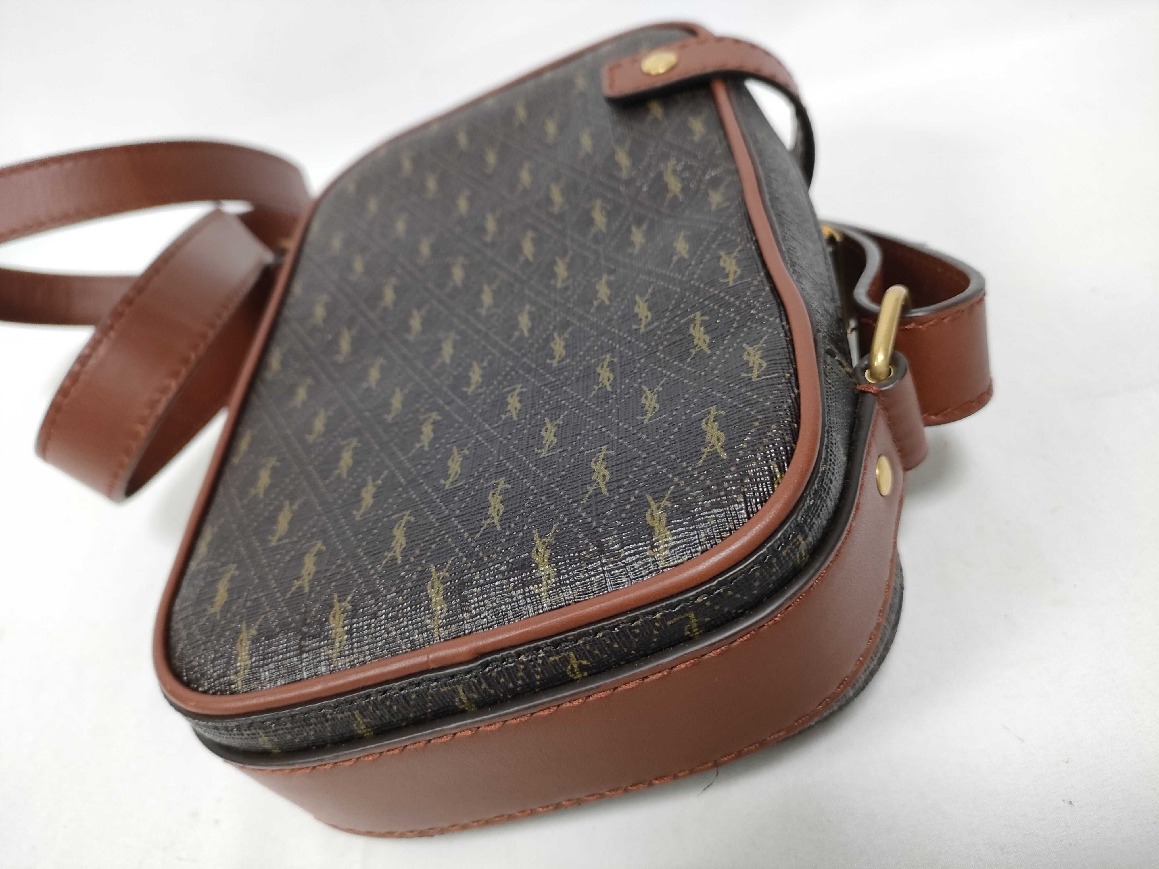 PVC x Leather Shoulder Bag, Brown, 685534 (Shoulder Bag) — view 4