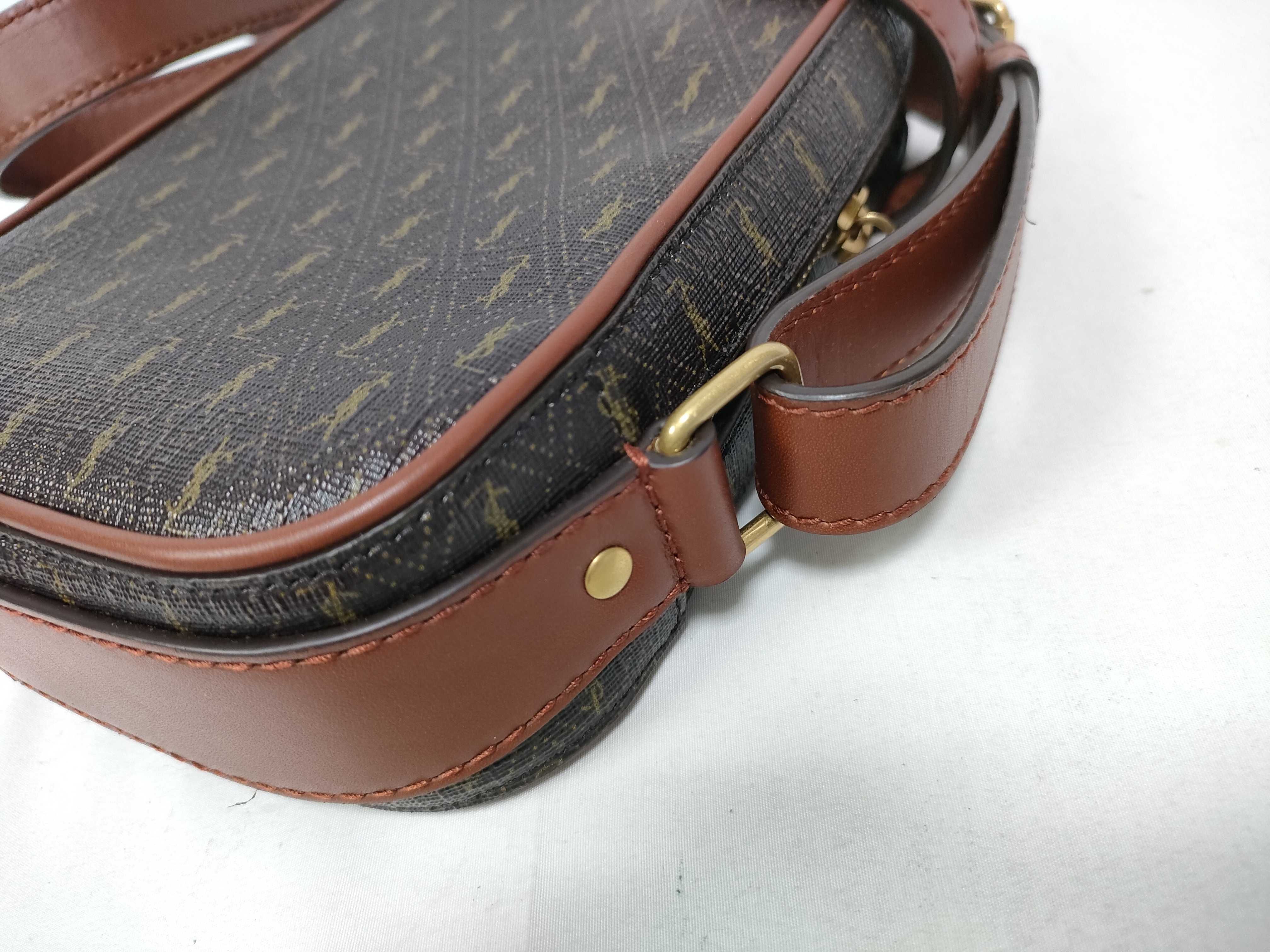 PVC x Leather Shoulder Bag, Brown, 685534 (Shoulder Bag) — view 5
