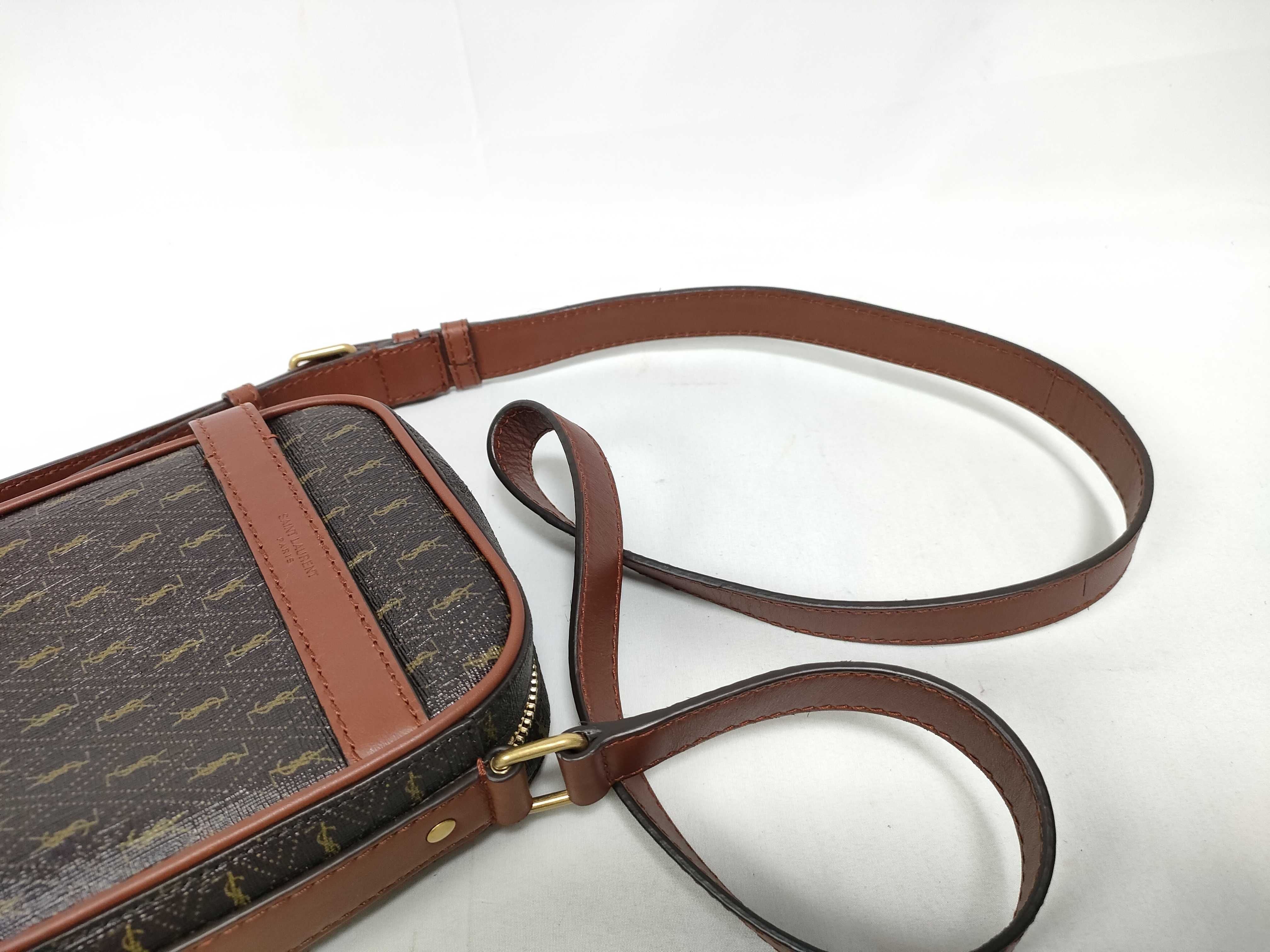 PVC x Leather Shoulder Bag, Brown, 685534 (Shoulder Bag) — view 8