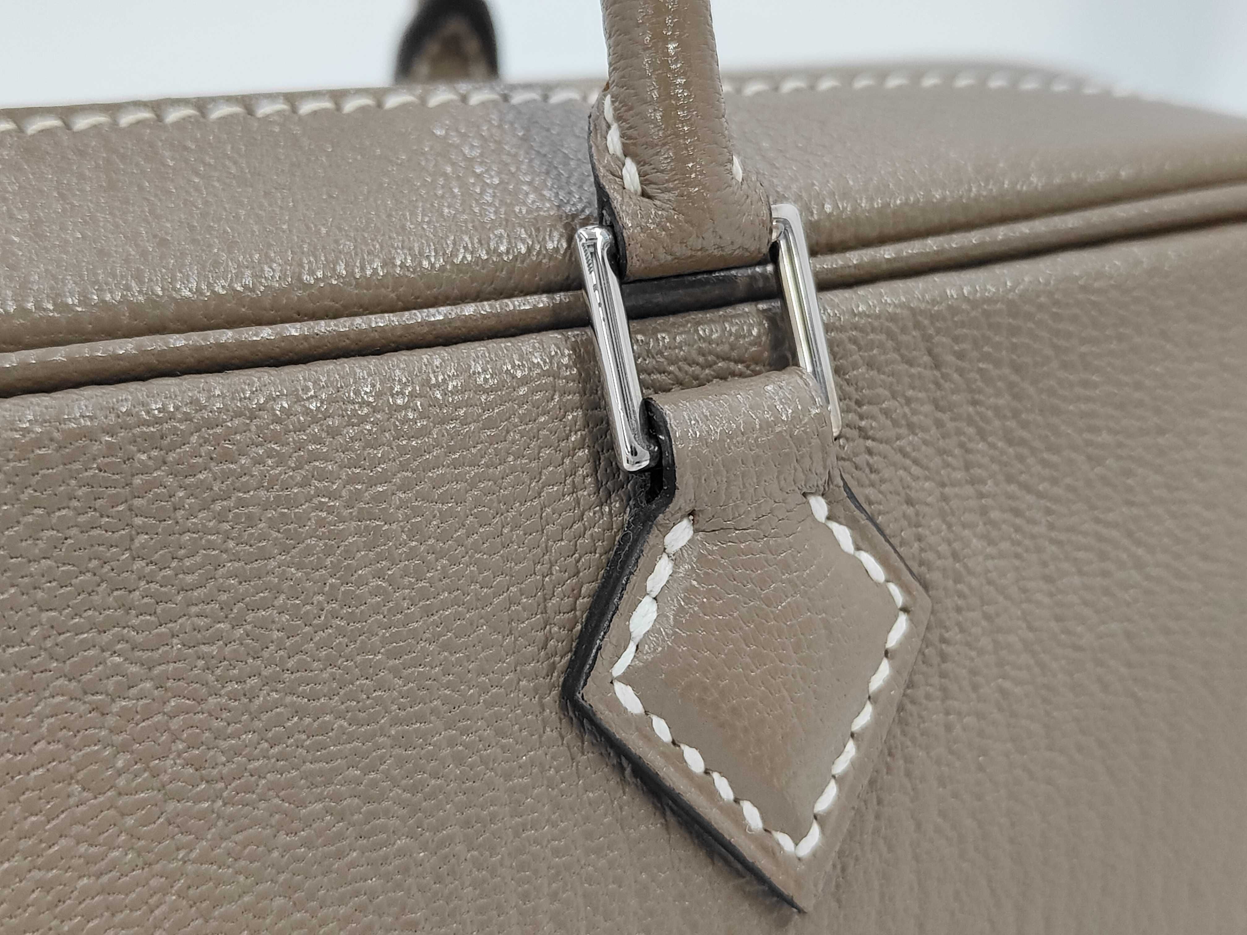Plume Elan 28 X-stamp Chevre leather handbag — view 3