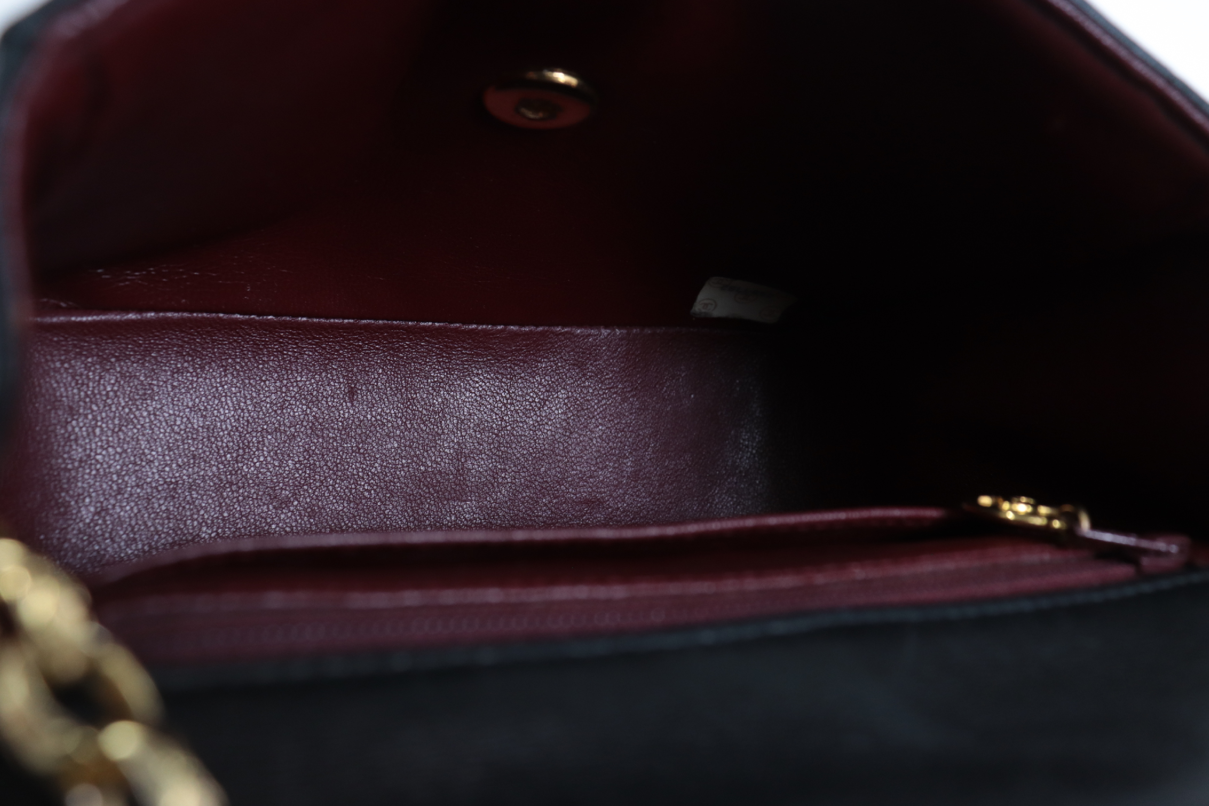 Mademoiselle Lambskin Bijou Chain Shoulder Bag (Series 2) — view 8