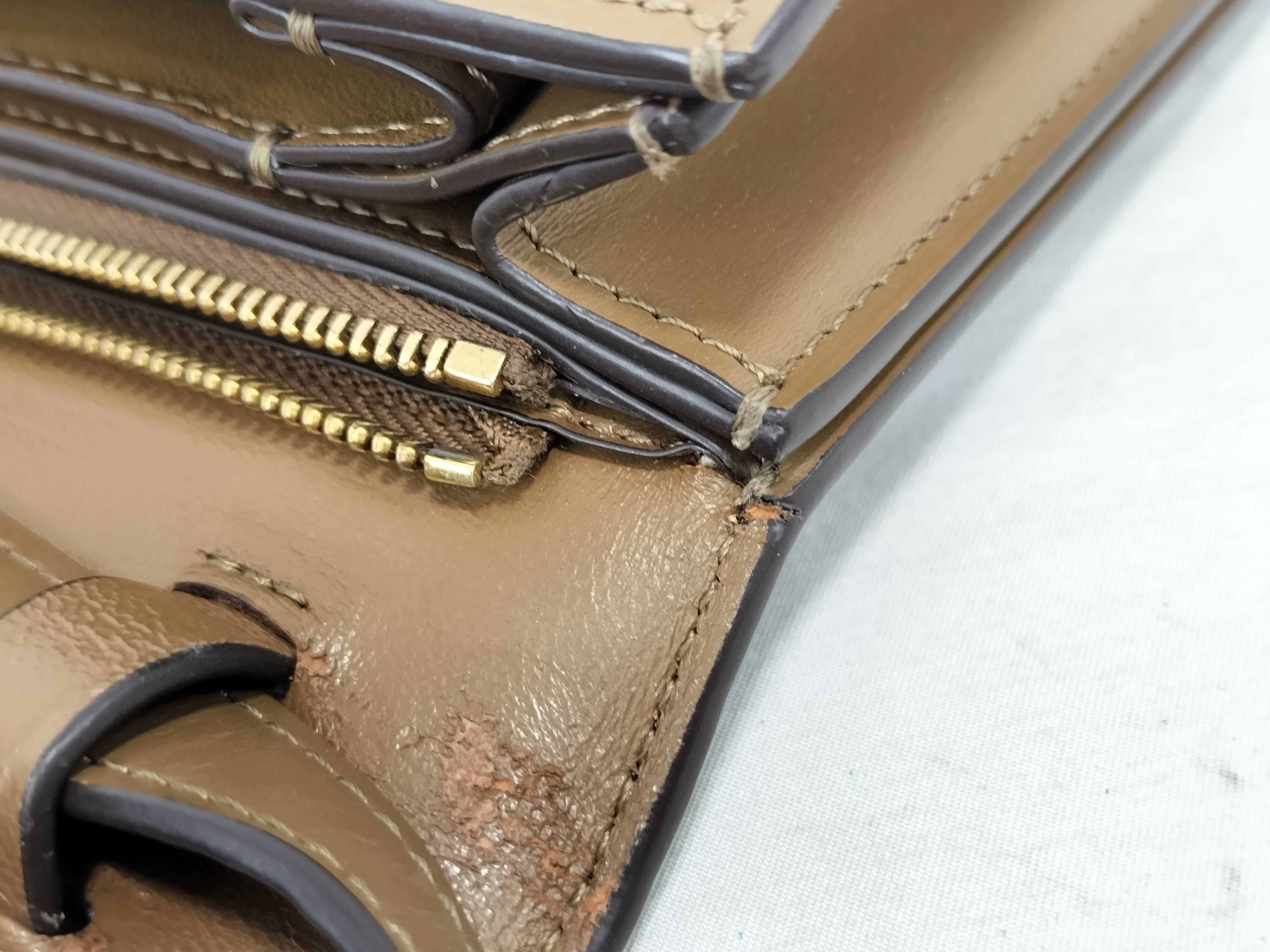 ID - Classic Box Medium Cowhide Shoulder Bag Brown — view 9