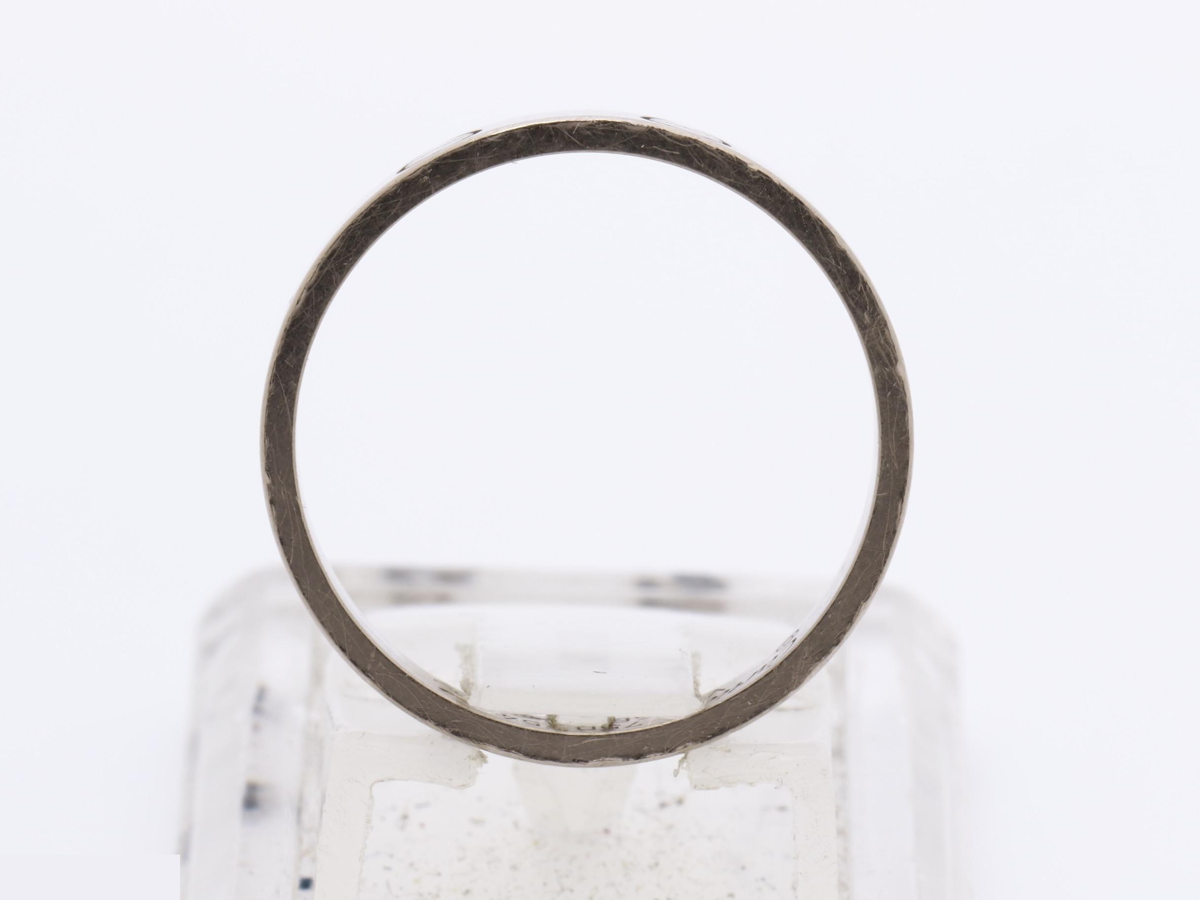 Mini Love Ring #54 750WG 3.4g — view 5