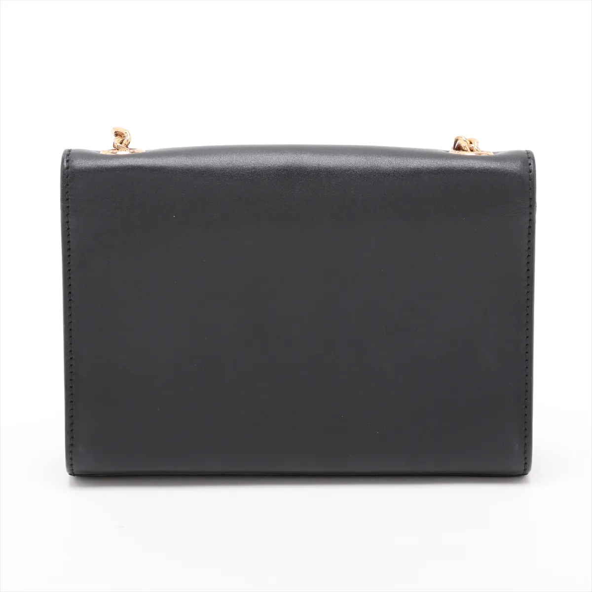 Kate Leather Chain Shoulder Bag, Black, 354120 — view 2