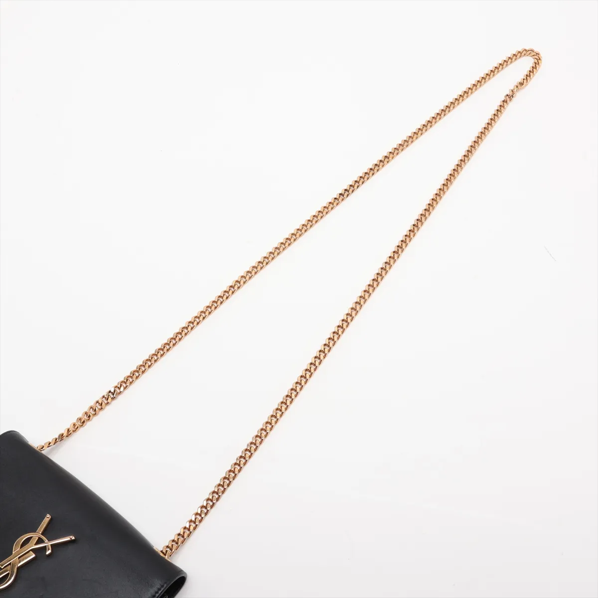 Kate Leather Chain Shoulder Bag, Black, 354120 — view 5