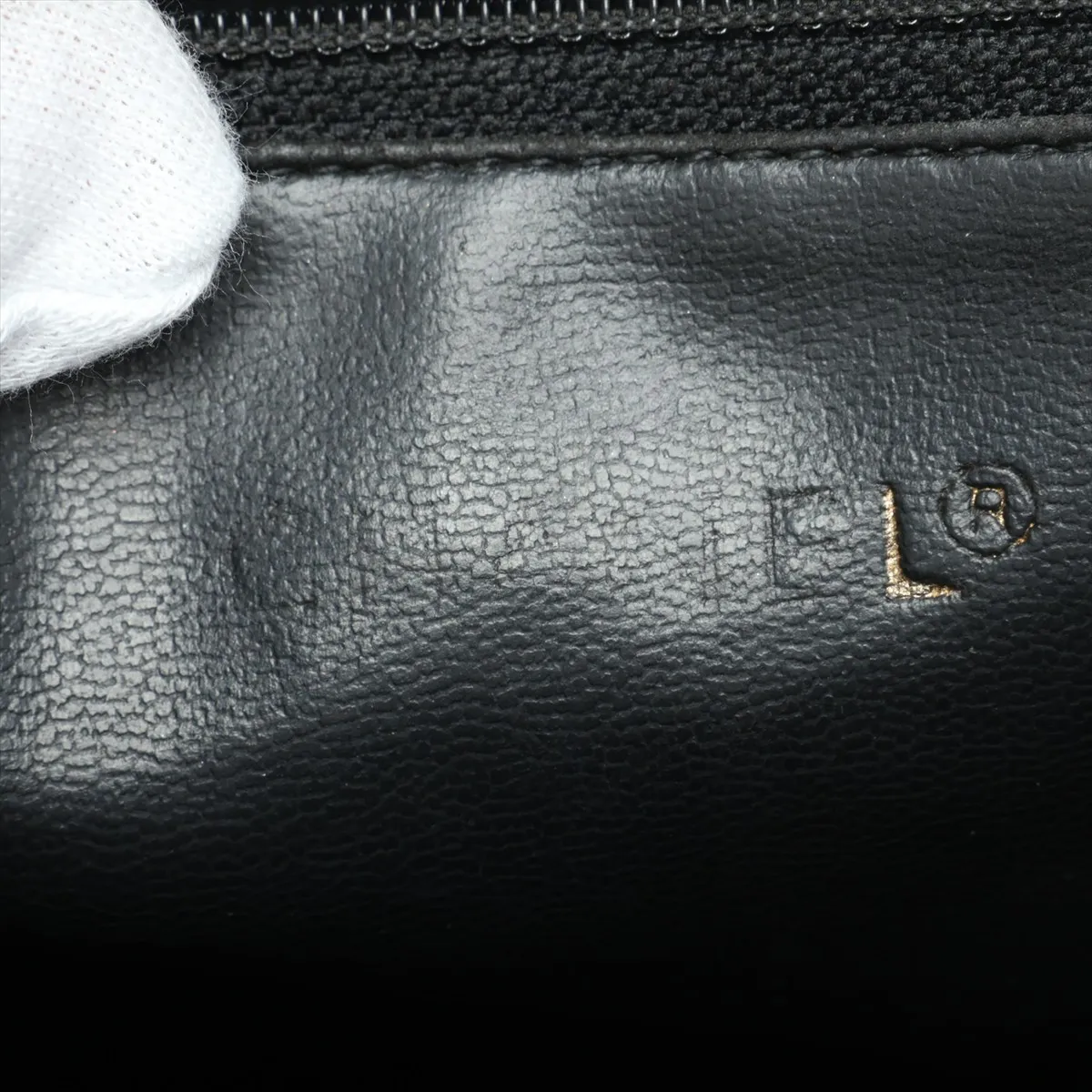 Triple Coco Caviar Skin Chain Tote Bag, Black with Gold Hardware, Item No. 3464794 (Serial No. 3) — view 12
