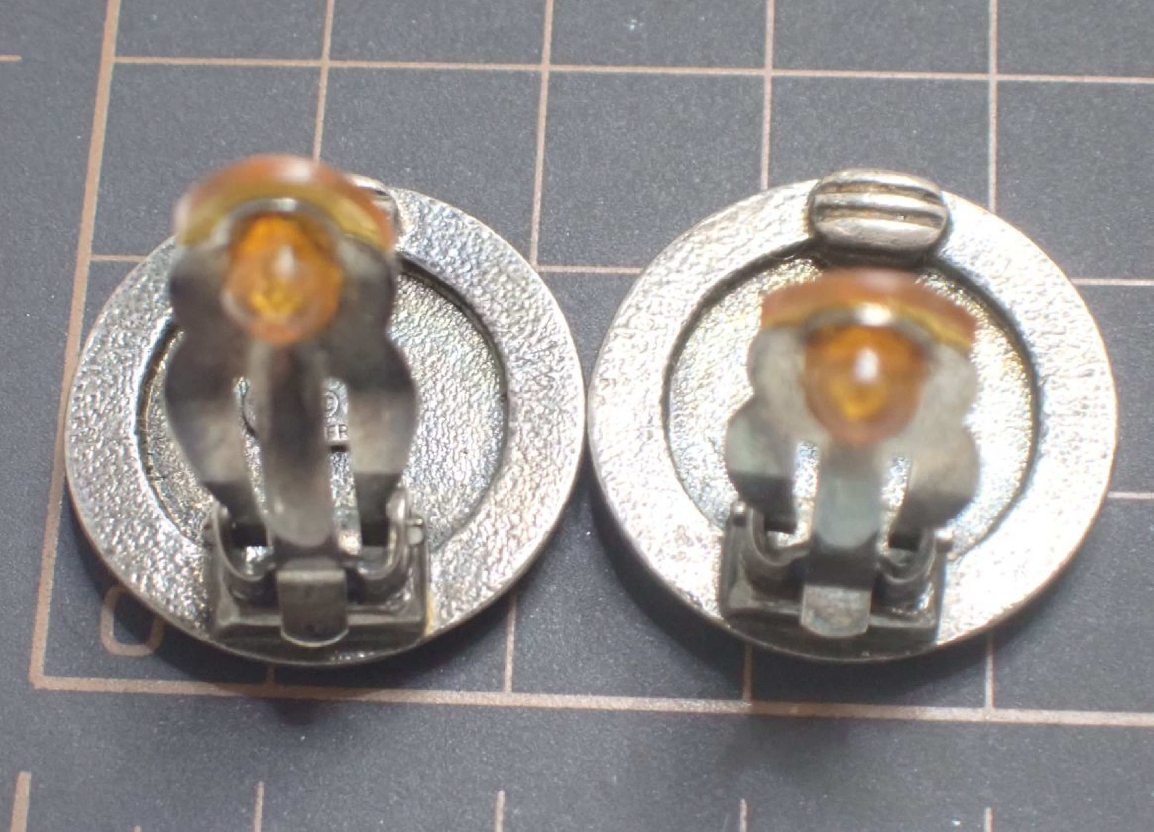 Mademoiselle Vintage Classic Earrings (with markings) — view 5