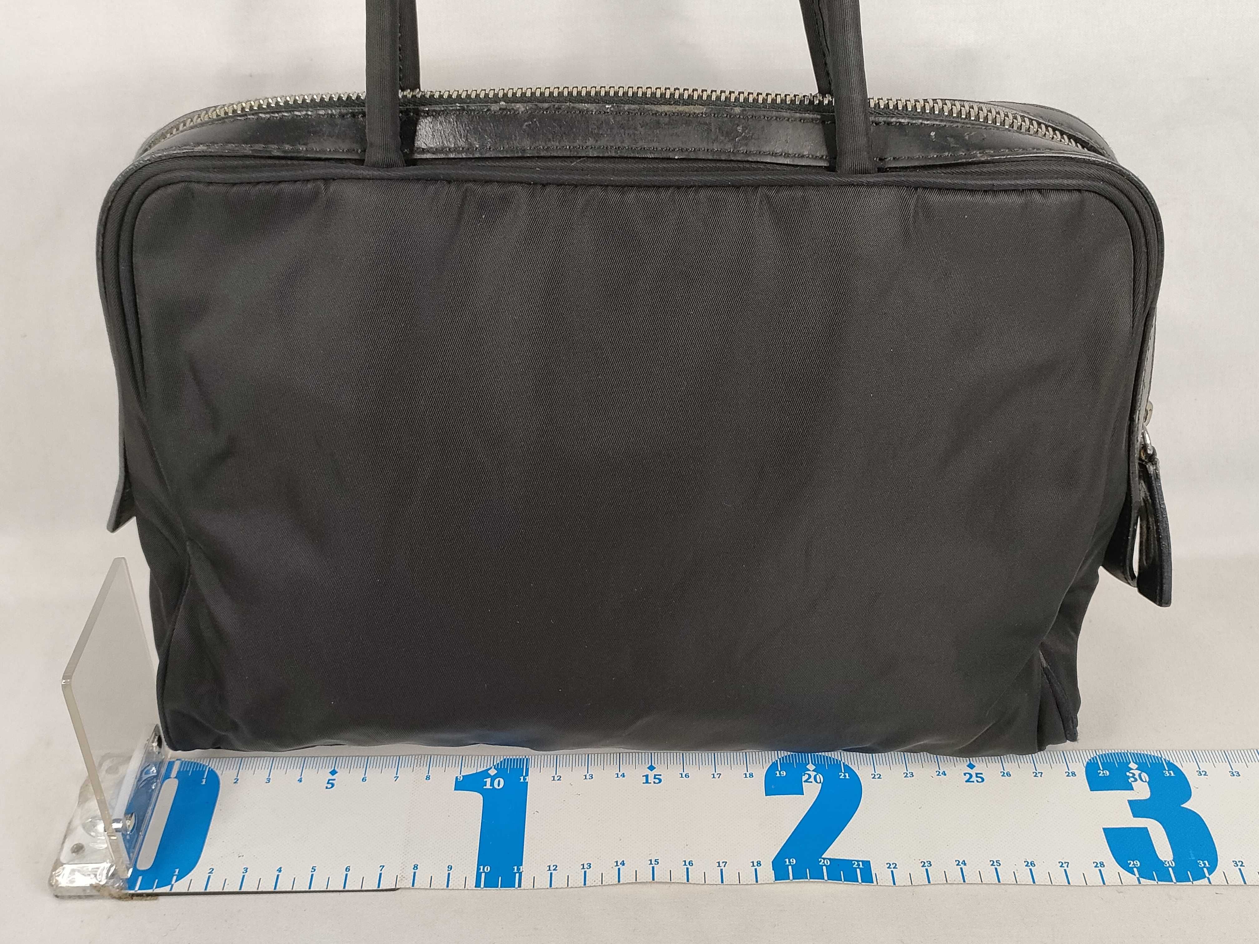Nylon Tote Bag, Black — view 2