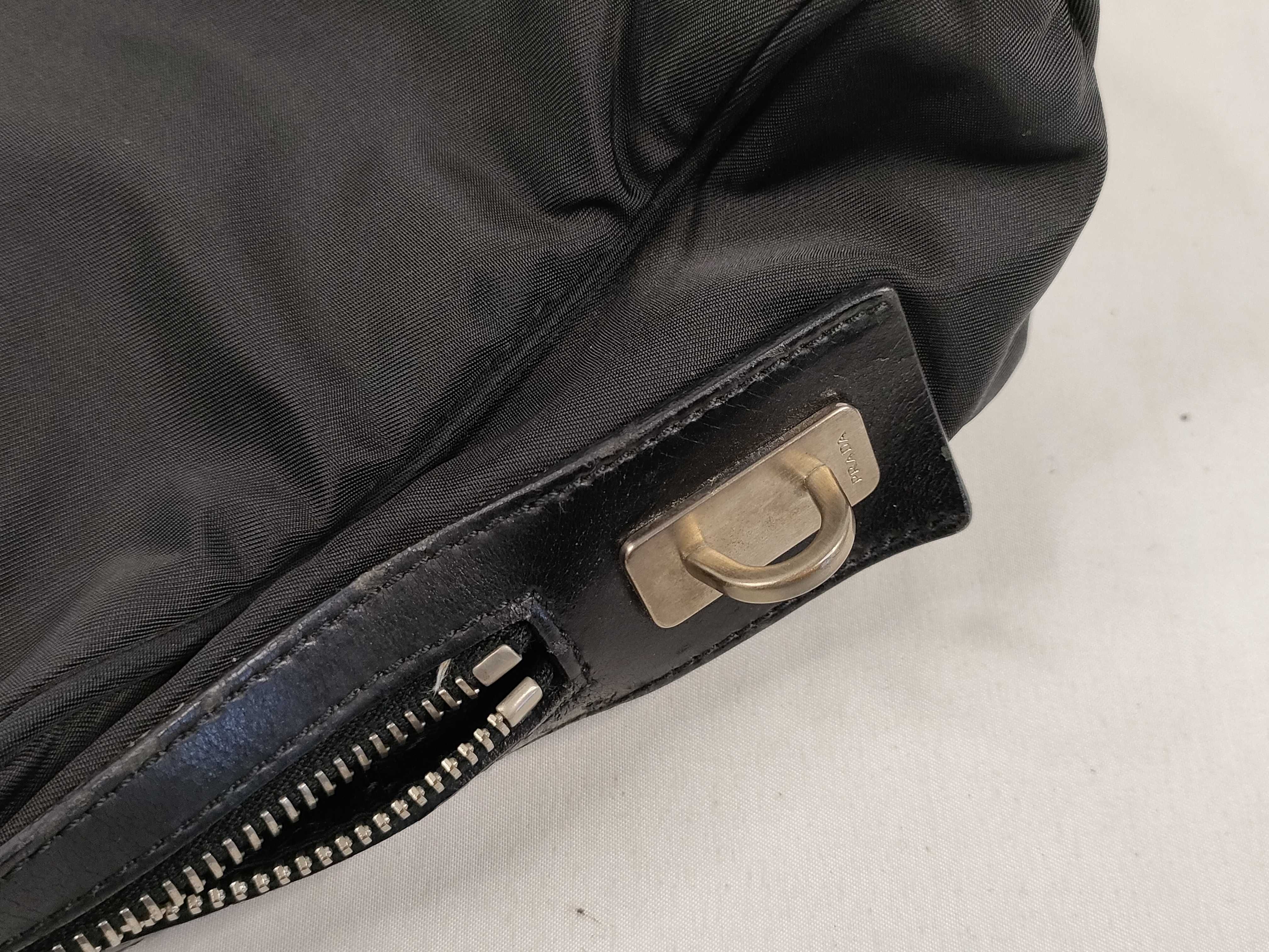 Nylon Tote Bag, Black — view 15